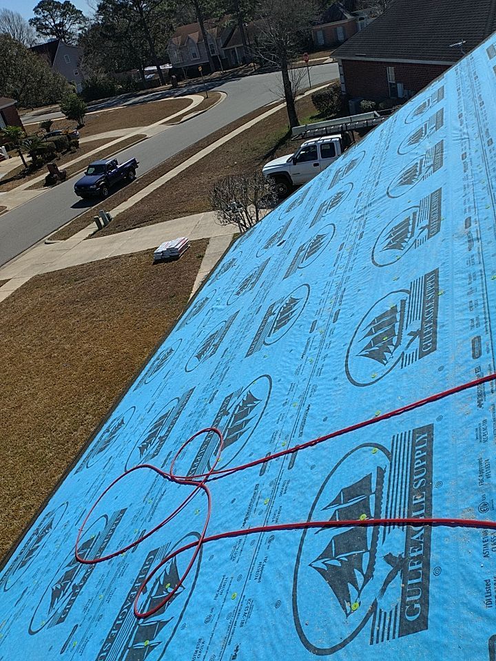 Residential Roofing Installation using Roof Replacement by American Roofing & Construction LLC