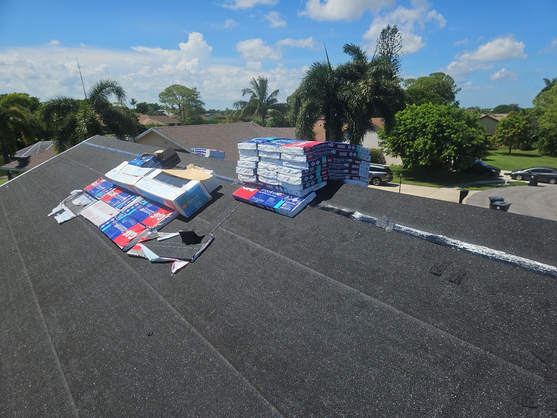 Residential Roofing Installation using GAF by BLUES BROTHERS ROOFING
