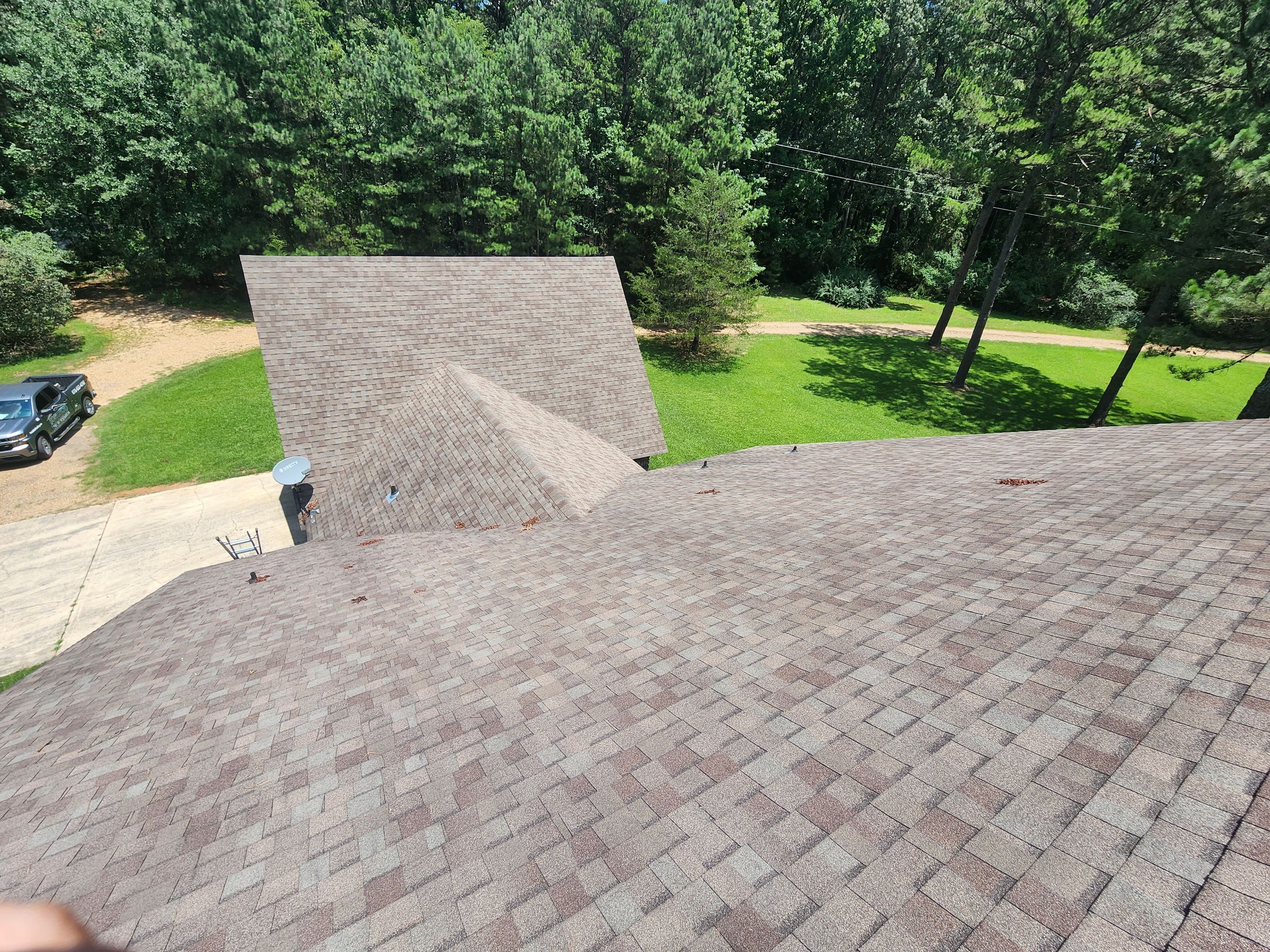 Residential Roofing Repair using Malarkey Highlander: Natural Wood by Hostetler Roofing