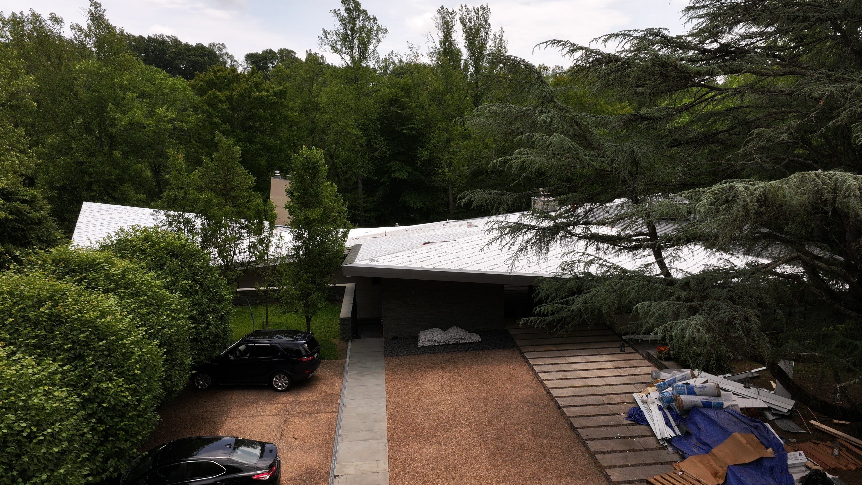 Modern Standing Seam Metal Roof Installation in McLean by American Home Contractors