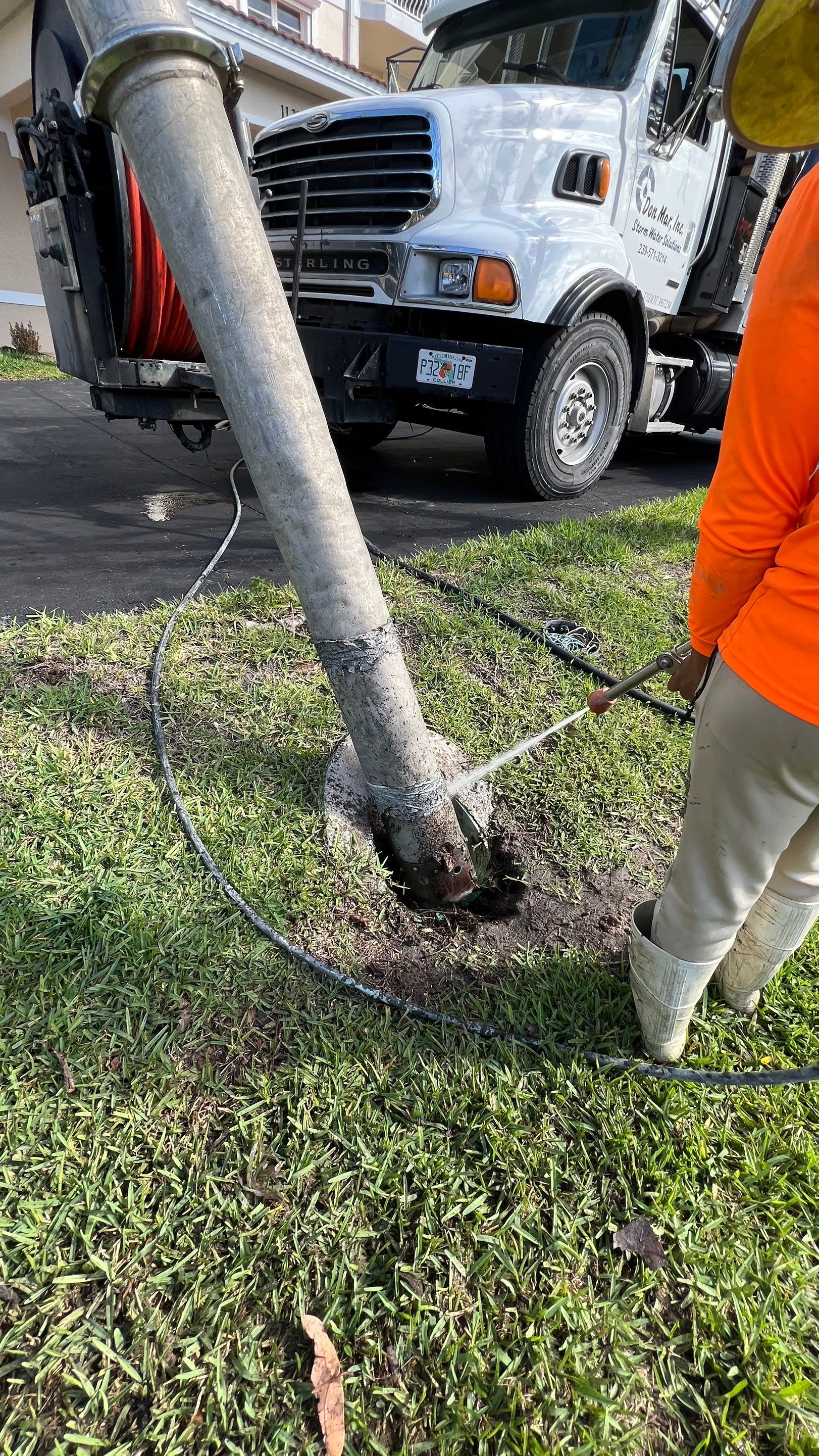 Condo Complex Stormwater System Maintenance by Don Mar, Inc. Storm Water Solutions