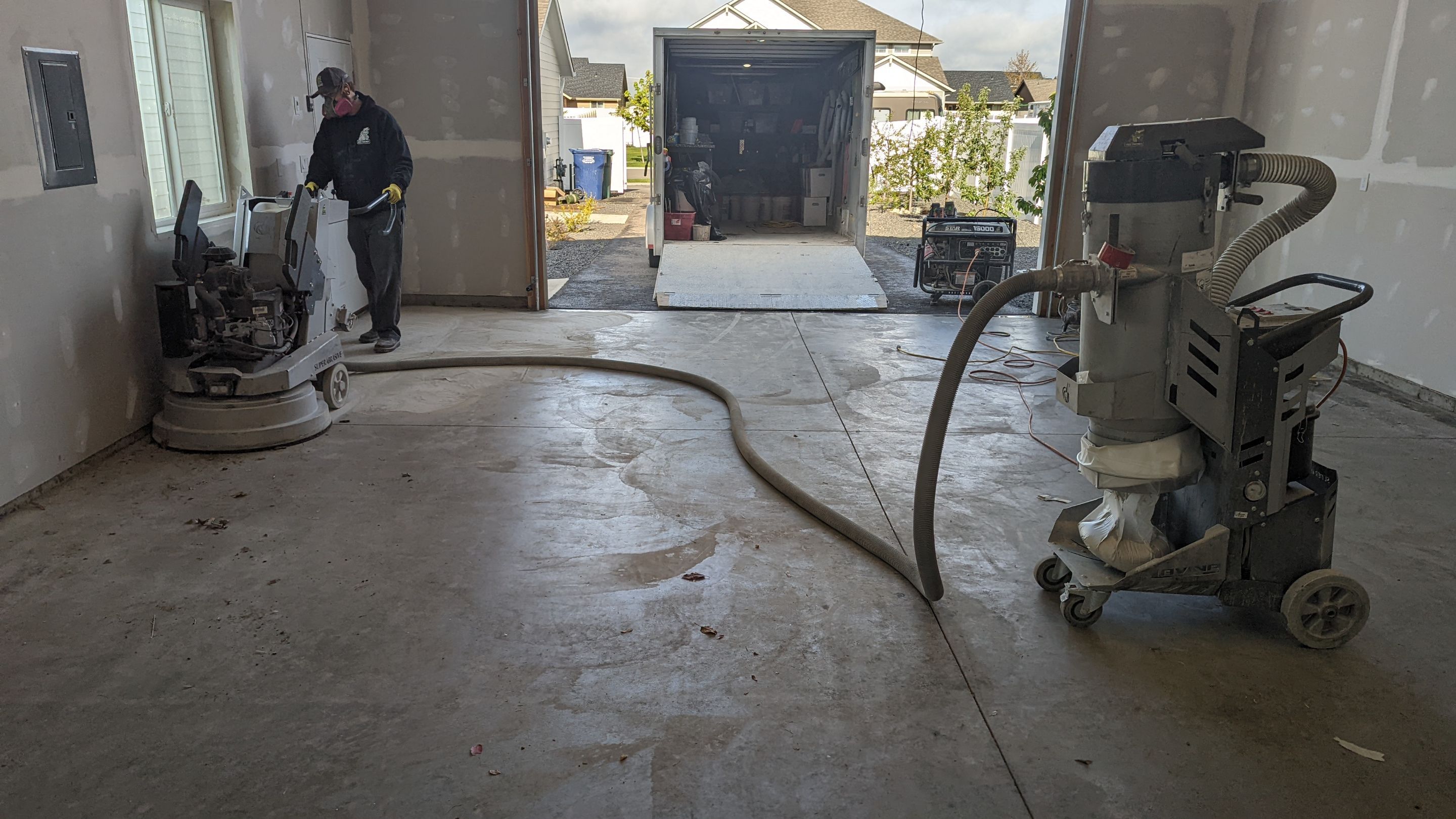 Garage Transformation using Domino by Croc Coatings, LLC