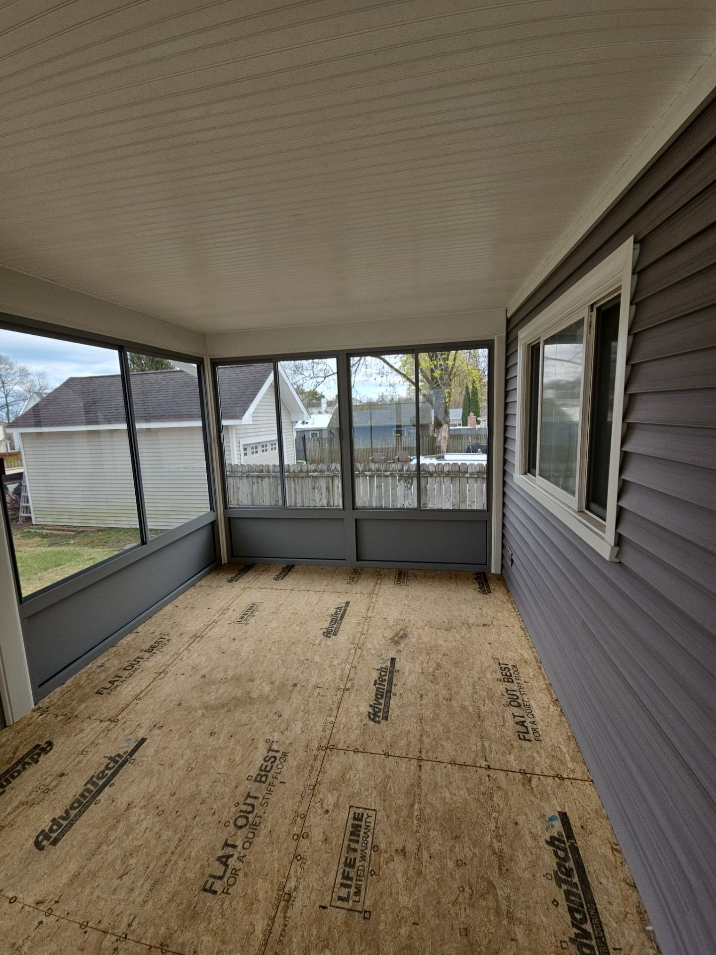 Summer Space Porch Enclosure by DiGiorgi Roofing and Siding Inc
