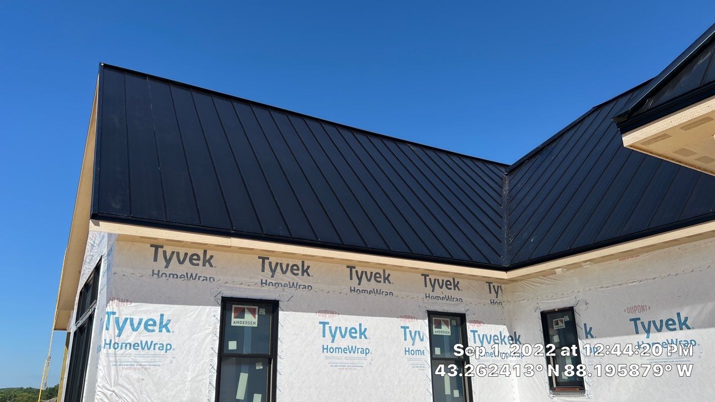 Metal roofing using Standing Seam by Stendahl Services