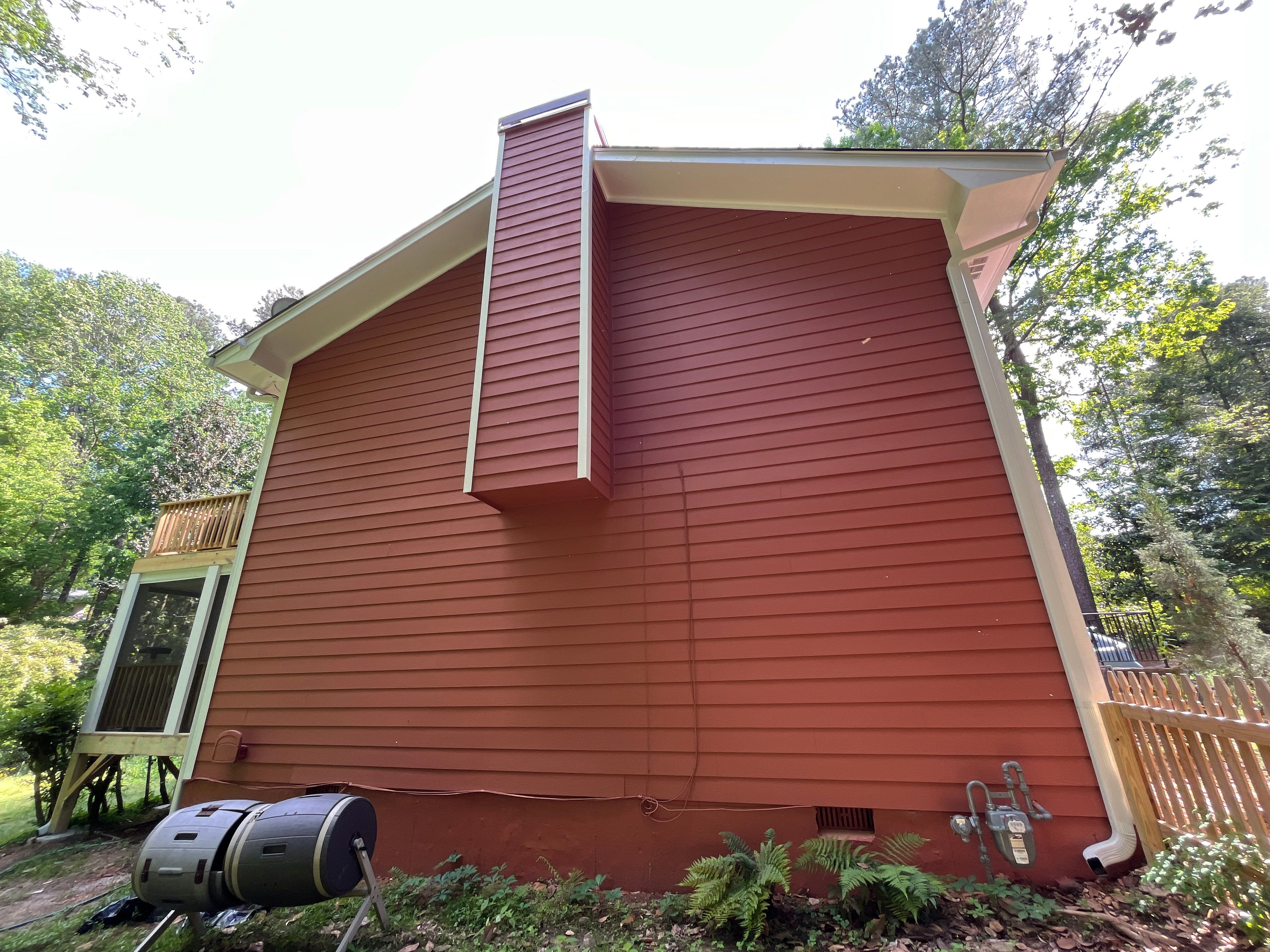Atlanta, GA James Hardie Siding, Pressure Treated Wood Deck Replacement, and Exterior Painting by Nelson Exteriors 