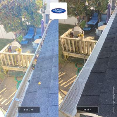 Englert Microguard Gutter Shields using Englert Microguard gutter shields 