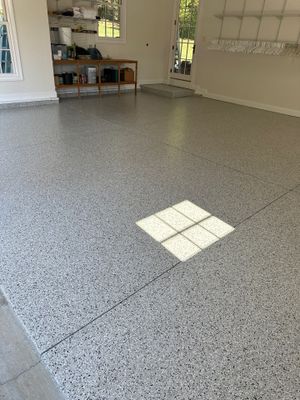 Garage Floor Coating using Cabin Fever