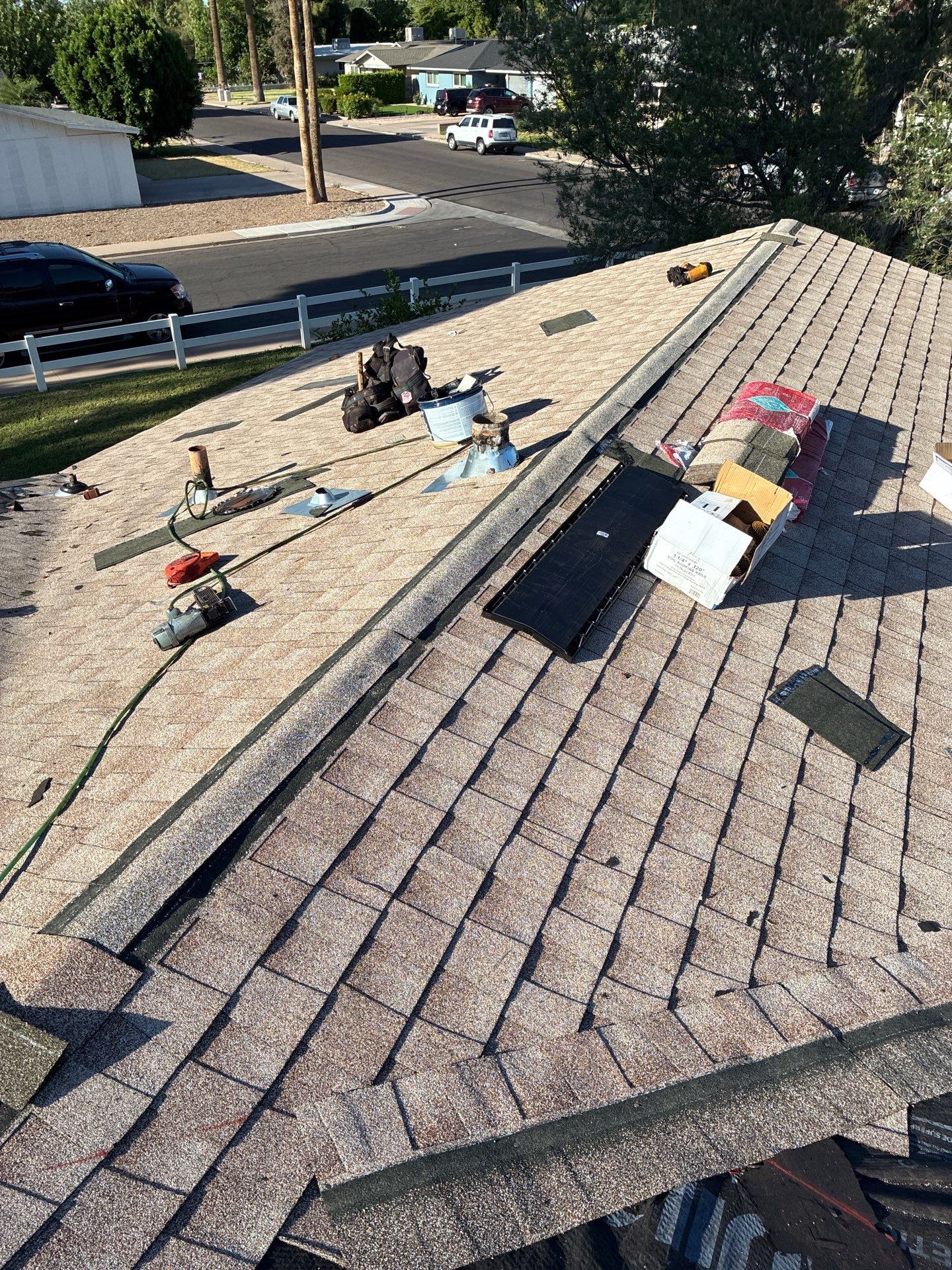New GAF Roof in Mesa, Arizona by Weather-Tite Roofing