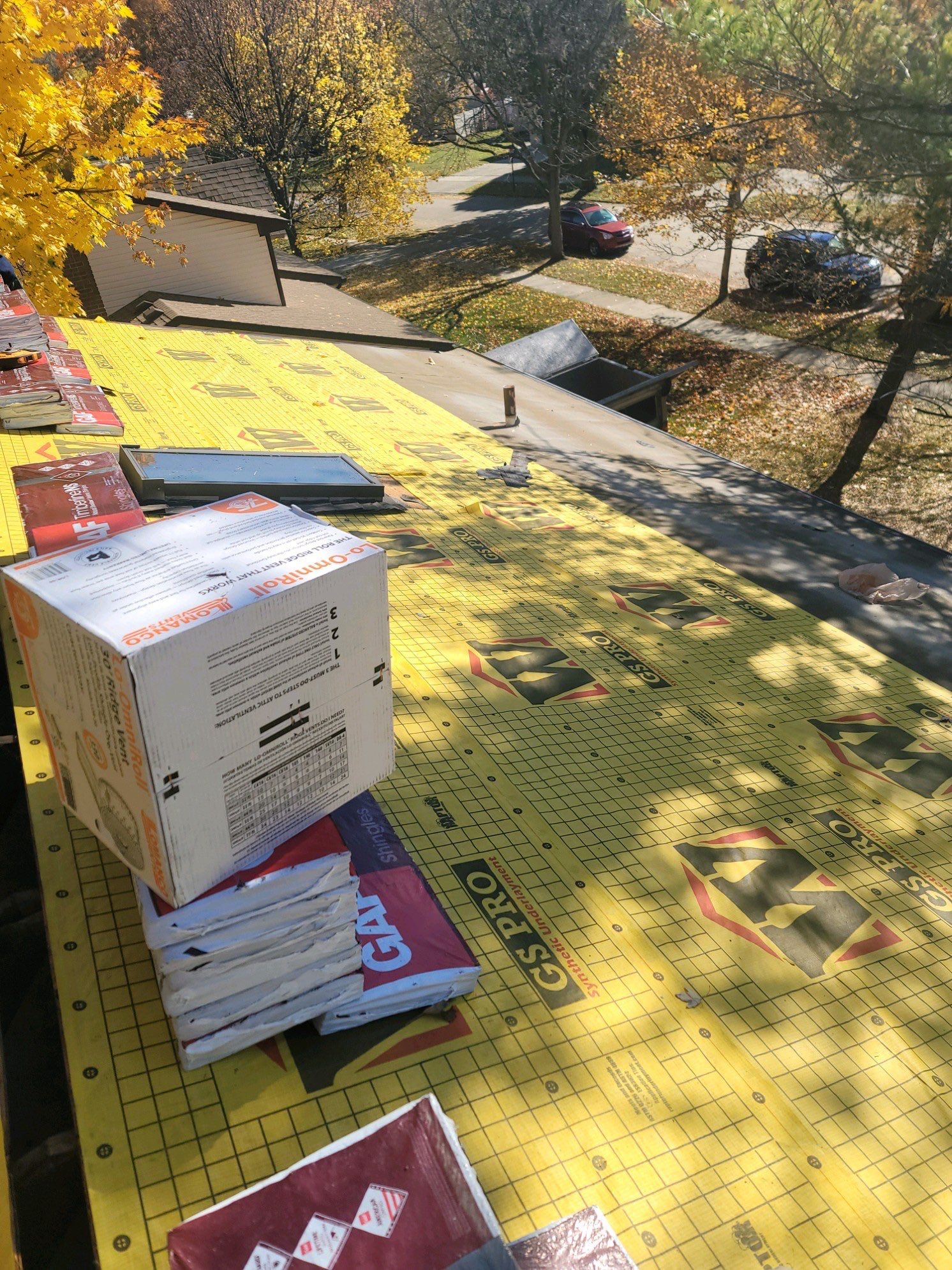 Residential Roofing Installation using IKO Dual Brown by JNR Roofing LLC