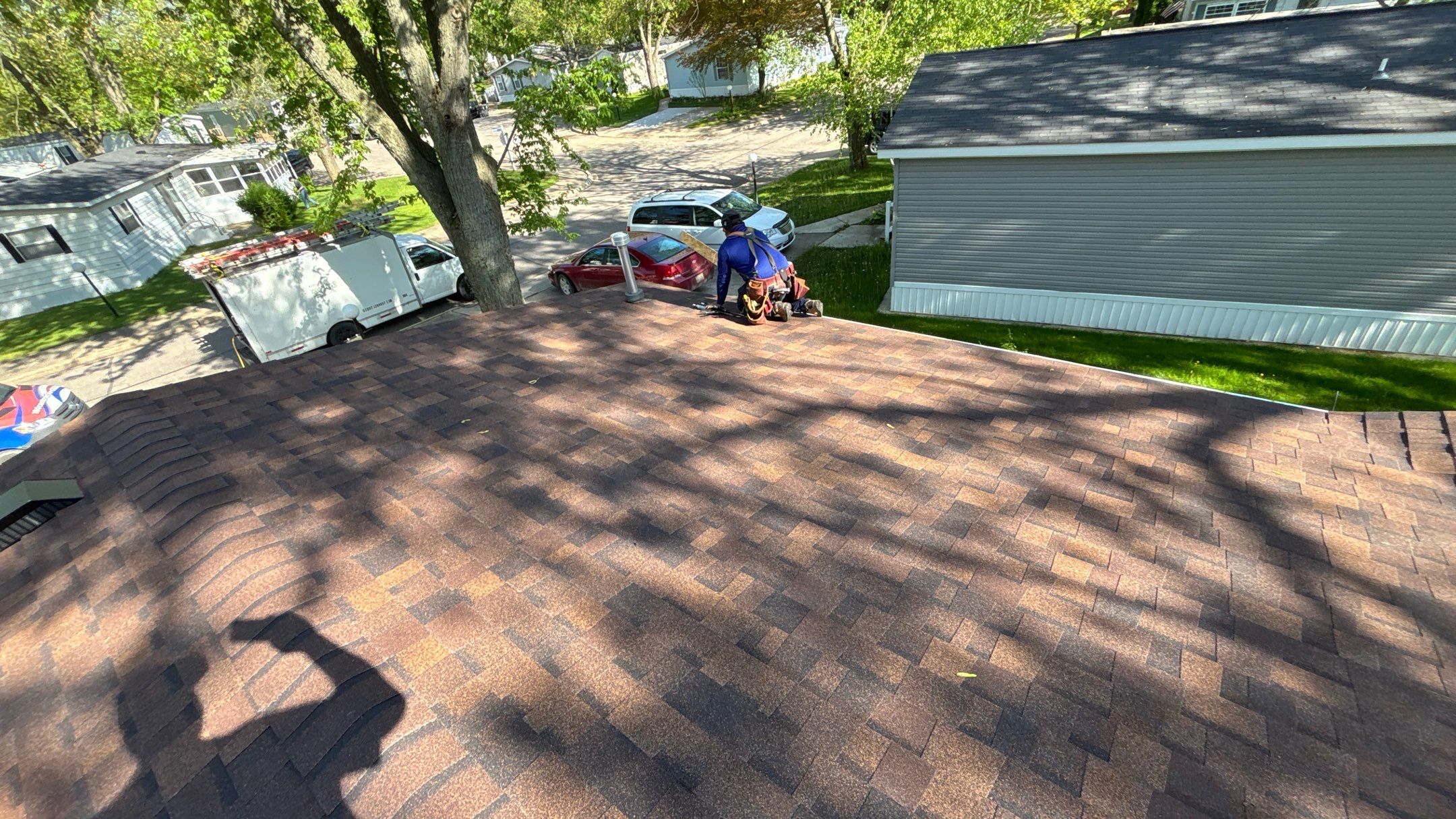 Roof Replacement using Owens Corning Brownwood by 180 Contractors
