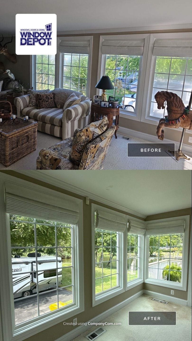 Fixed/Picture window replacement by Window Depot of Annapolis