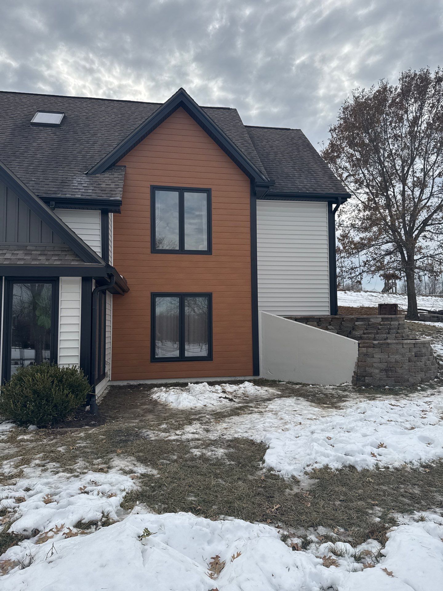 Craneboard Siding and Cedar Renditions Installation in Liberty Mo  by EEC  Windows, Siding & Roofing 