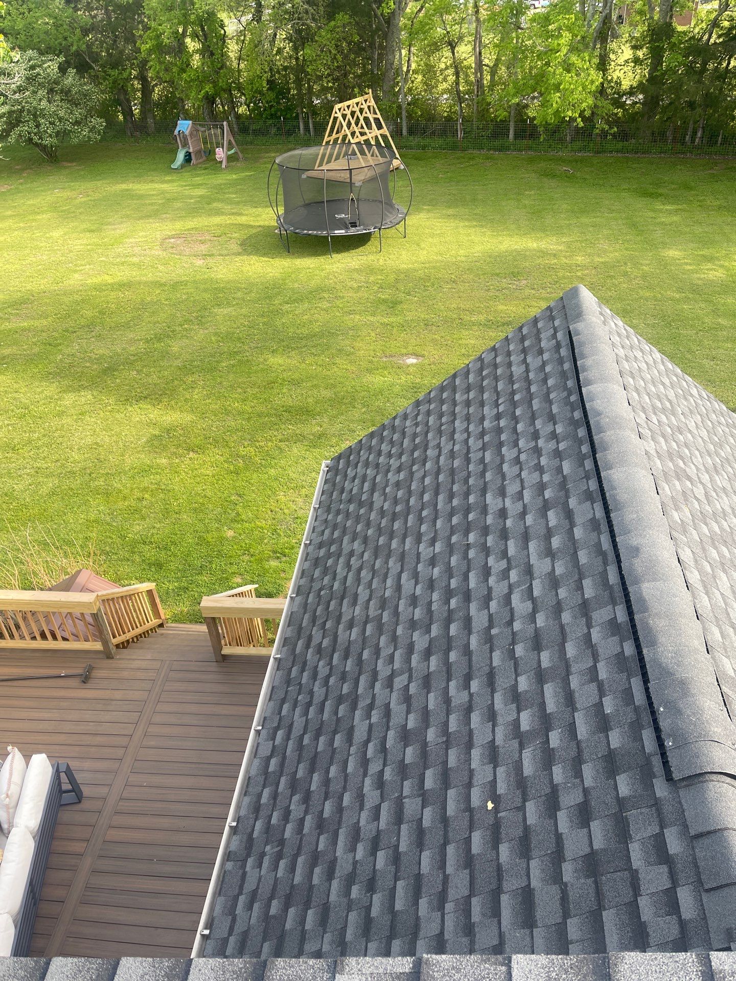 Residential Roofing Installation using GAF Timberline HDZ Charcoal by Undersun Roofing 