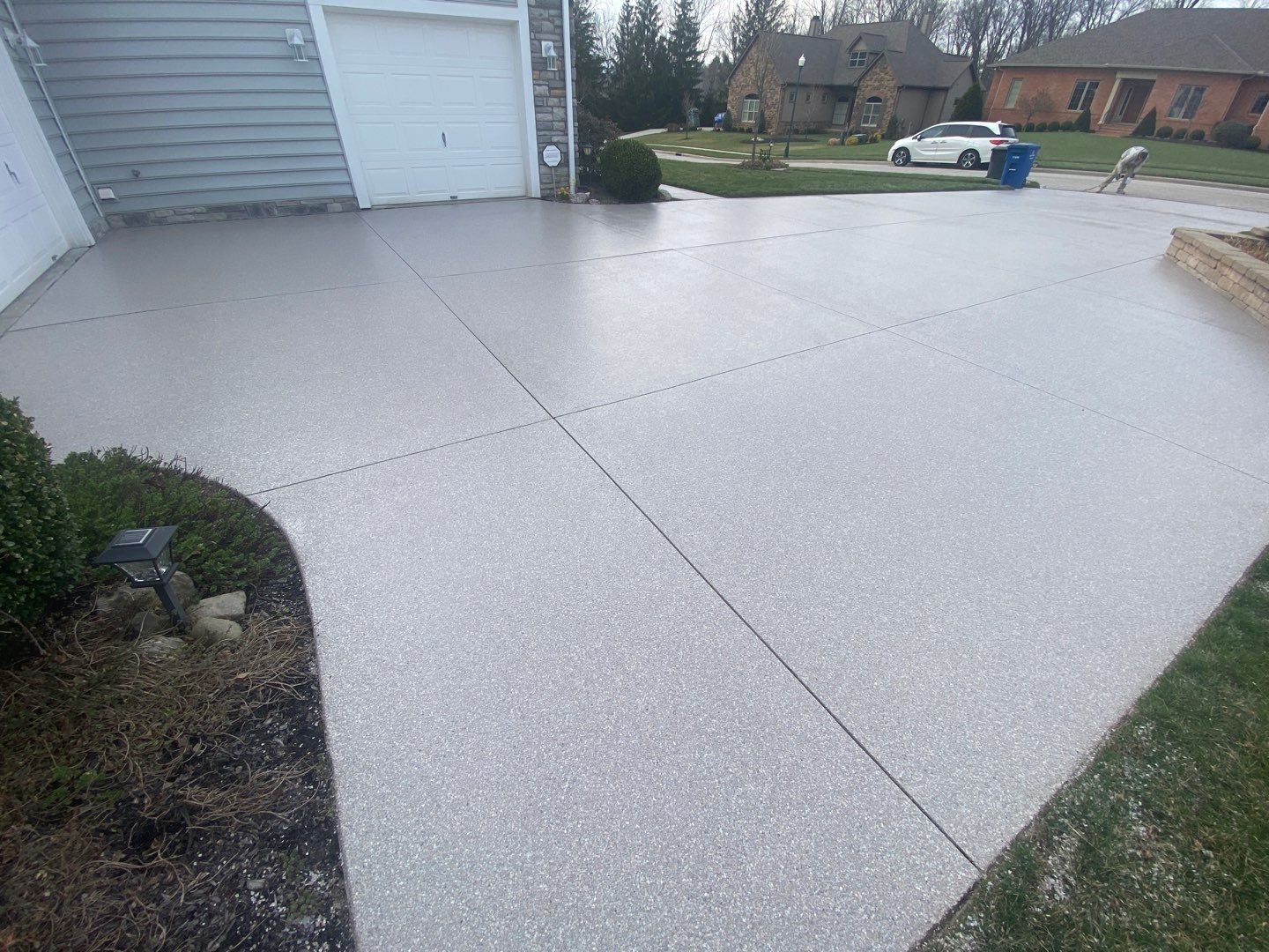 Driveway Installation using Fieldstone by Your1DayFloor.com