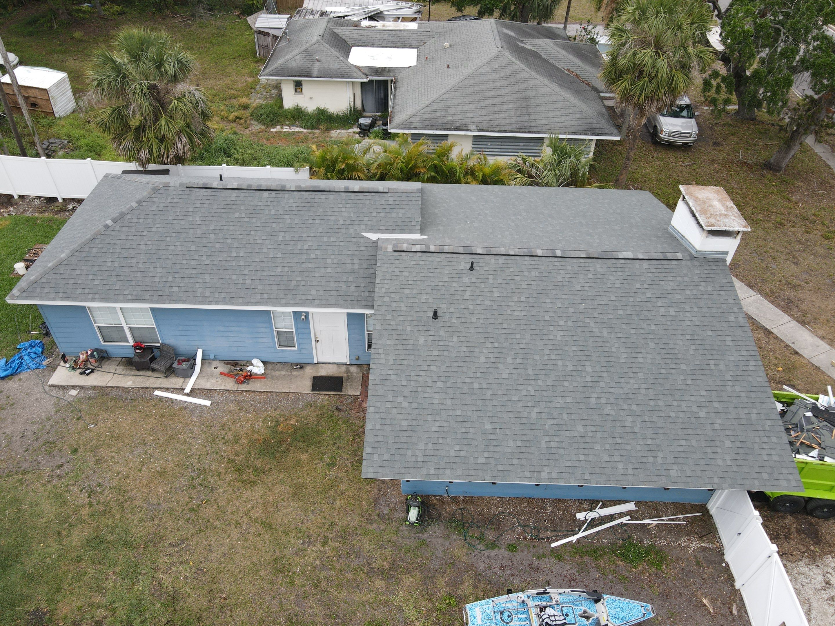 Roof replacement in Bradenton, FL. by Steadfast Roofing 