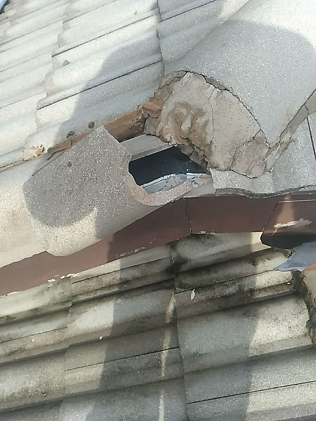 Concrete Tile Roof Repair using Concrete Roof Tile by Aastro Roofing