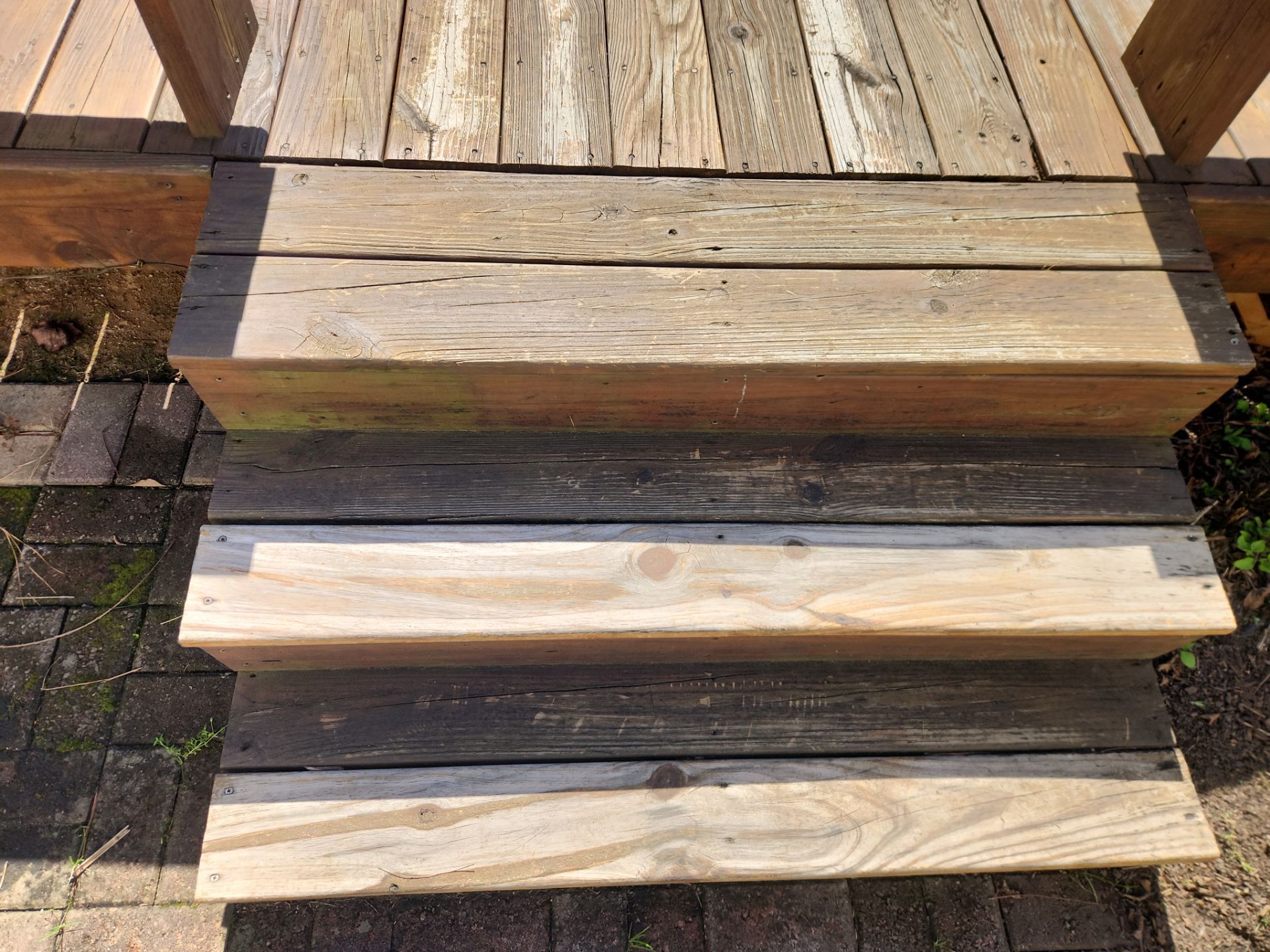 Weathered Deck using Wood Sealant + Board Replacements by DuraSeal