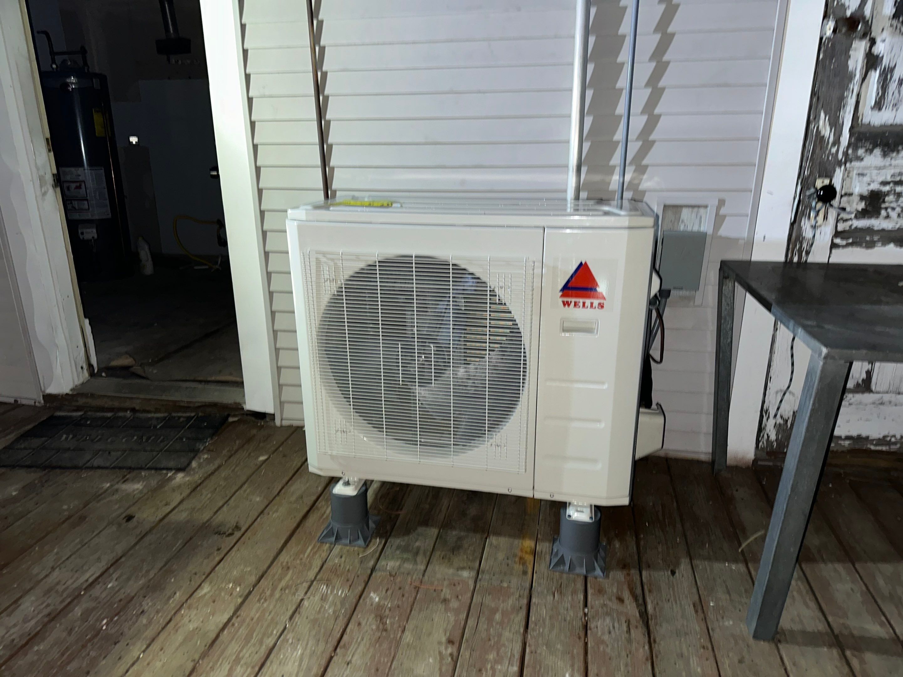 Hybrid Heat Pump System Attic Installation by MMDS