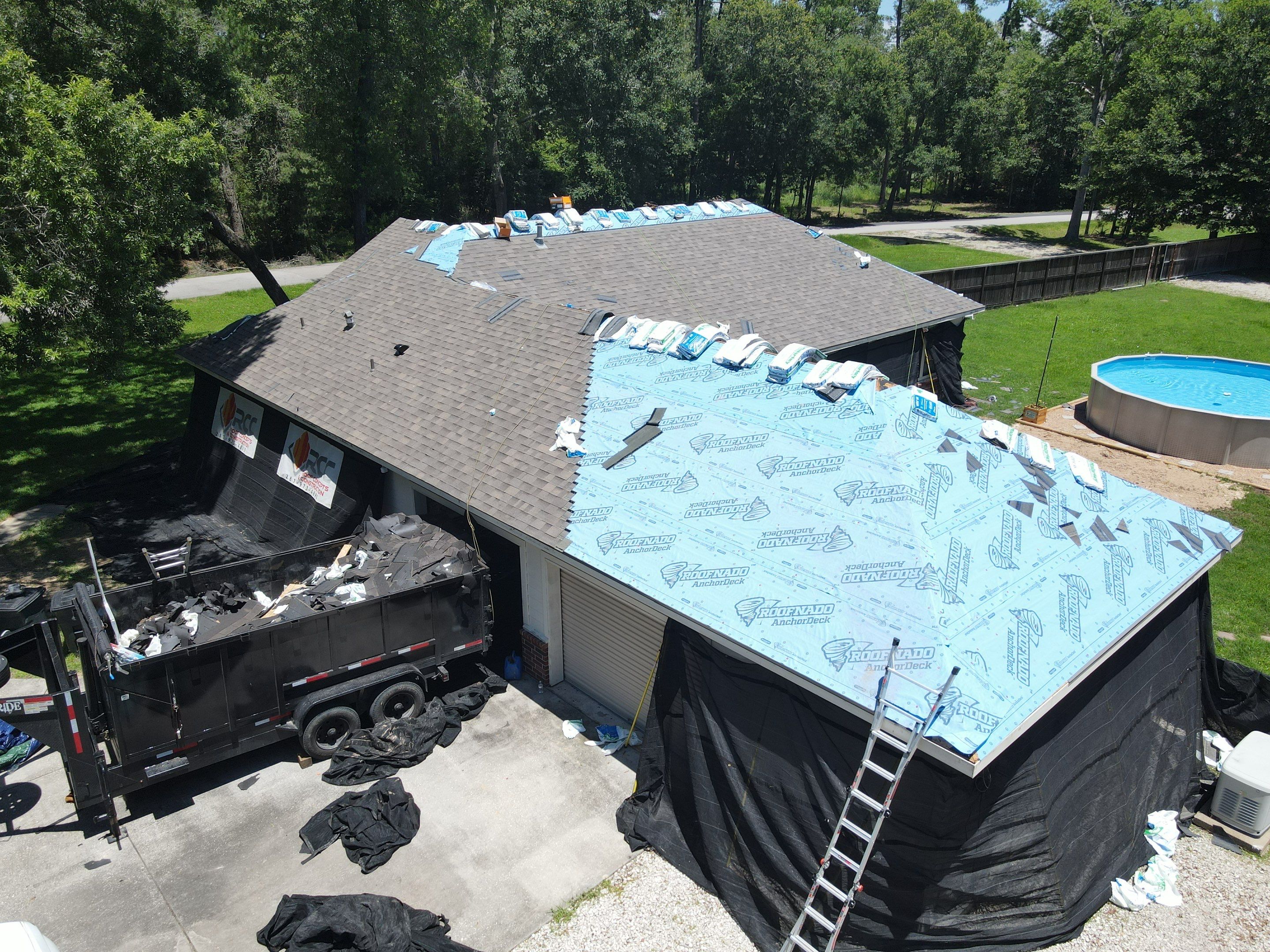 Residential Roofing Installation using Malarkey Vista Impact Resistant by Roof Concepts Construction