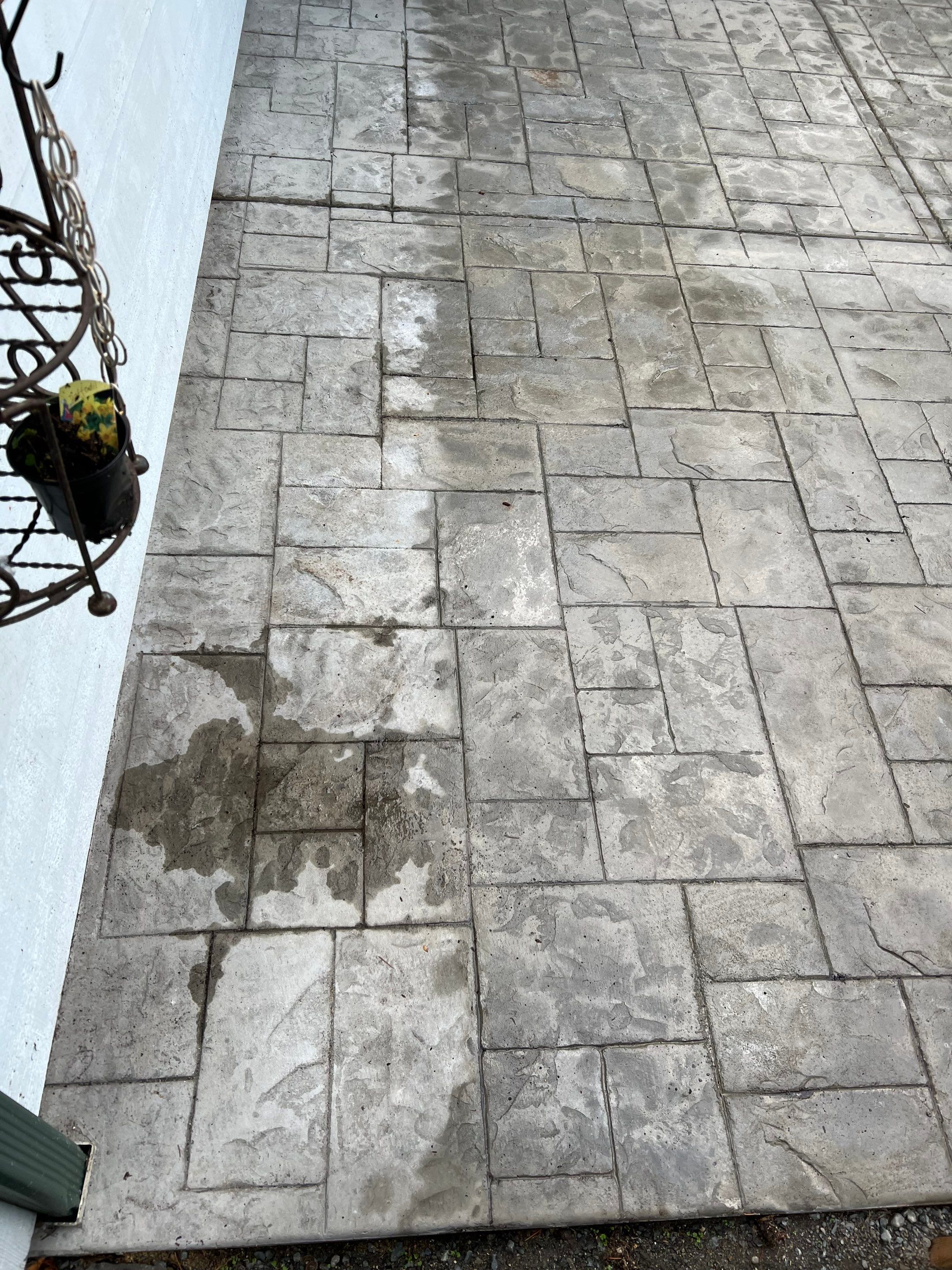Stamped Concrete Patio and Driveway | Edmonds  by Jireh Asphalt & Concrete Inc 