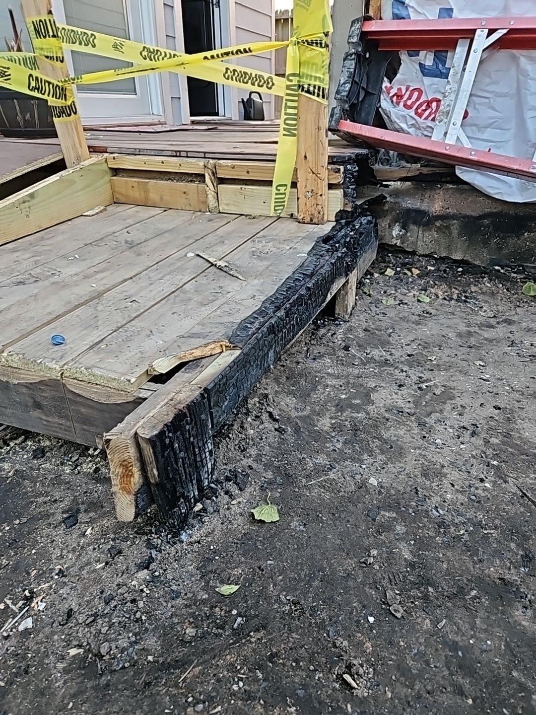 Deck and Siding Replacement from Fire Damage by JTX Pro Services LLC