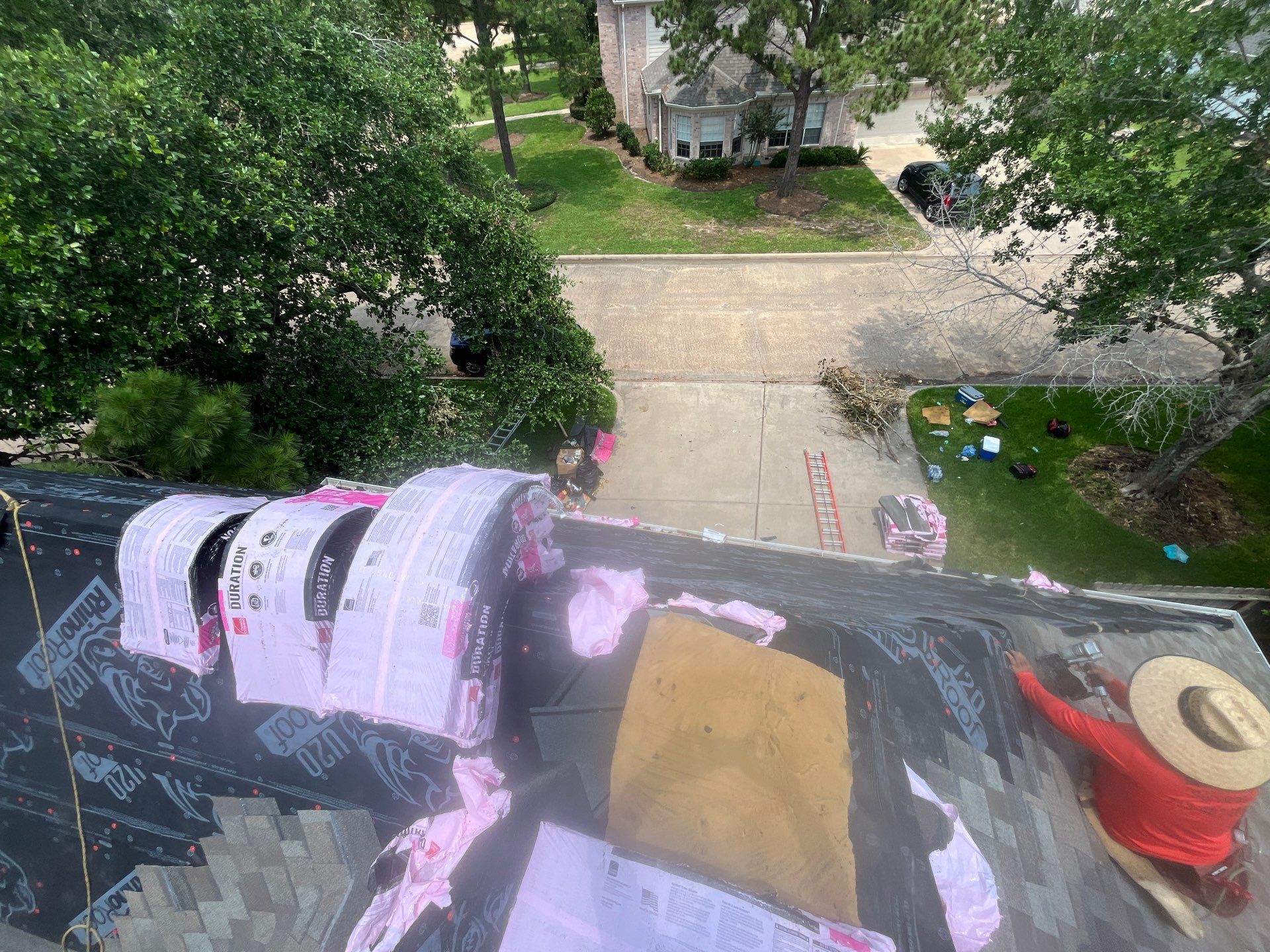 Residential Roofing Repair using Owen's Corning Duration (Lifetime) Shingles by Roof Repair Company
