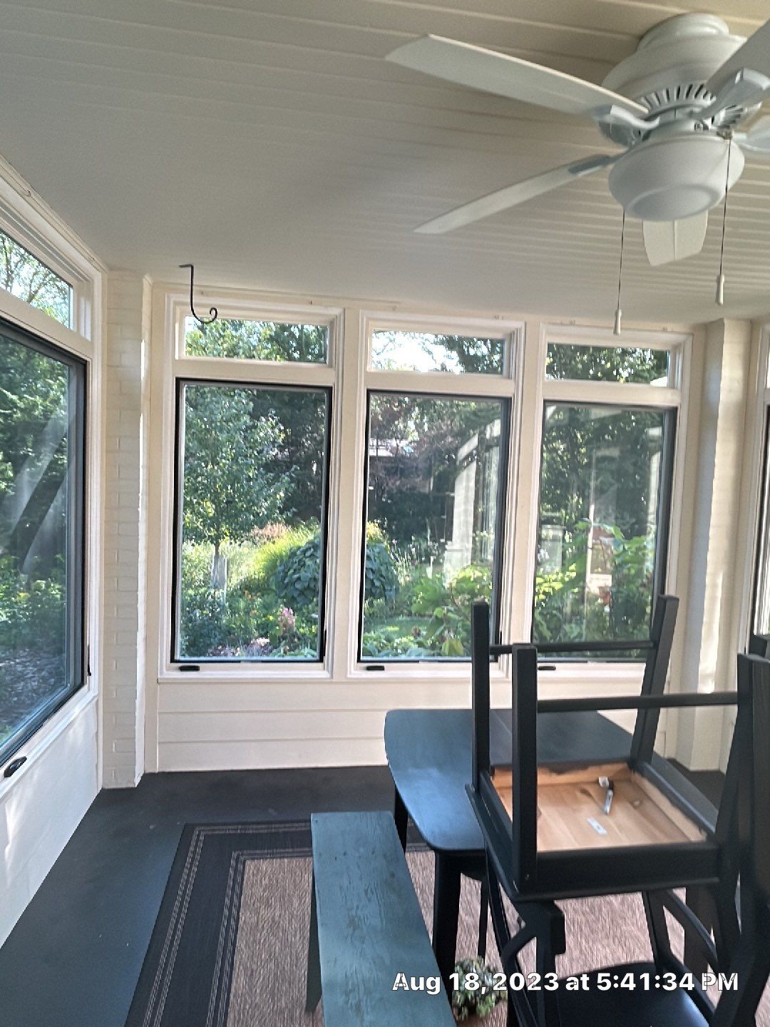 Window Installation using Andersen Windows E-Series with aluminum clad by Smart Roof