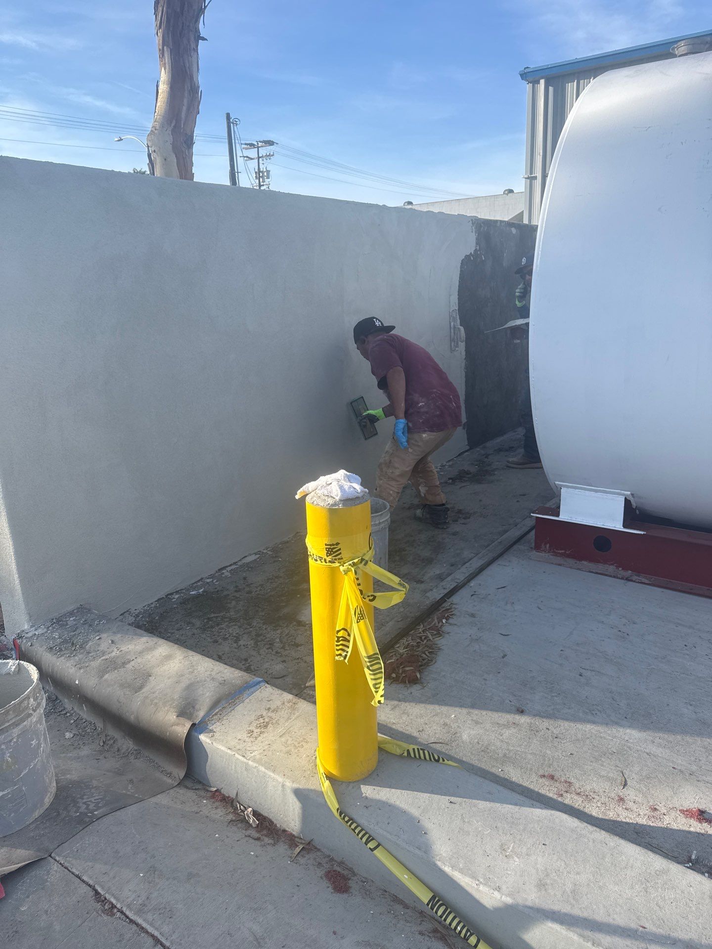 Outdoor Water Tank Installation & Piping Setup by Us Plumbing 