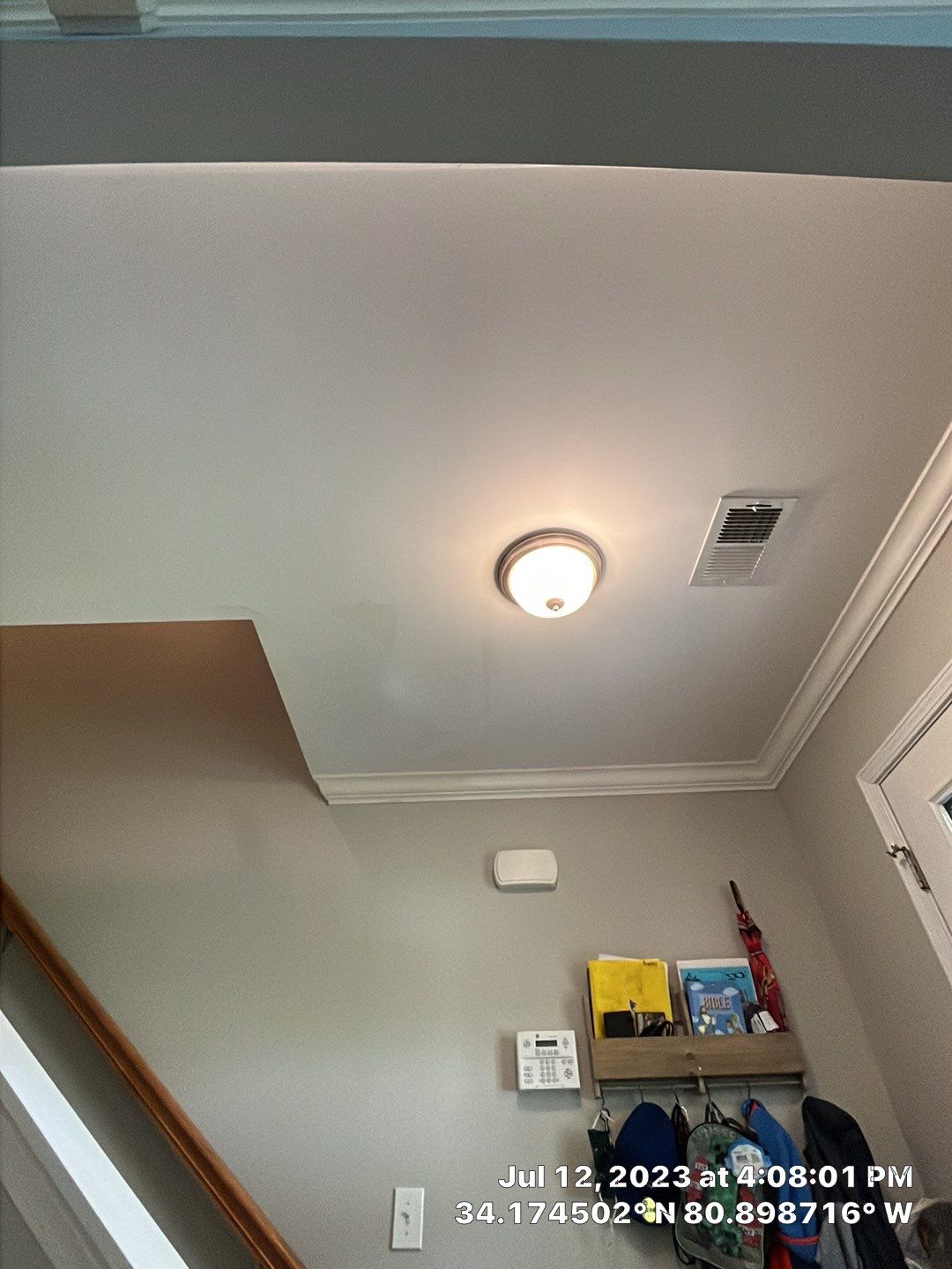 Full Ceiling Repair and Repaint by Thompson Industrial