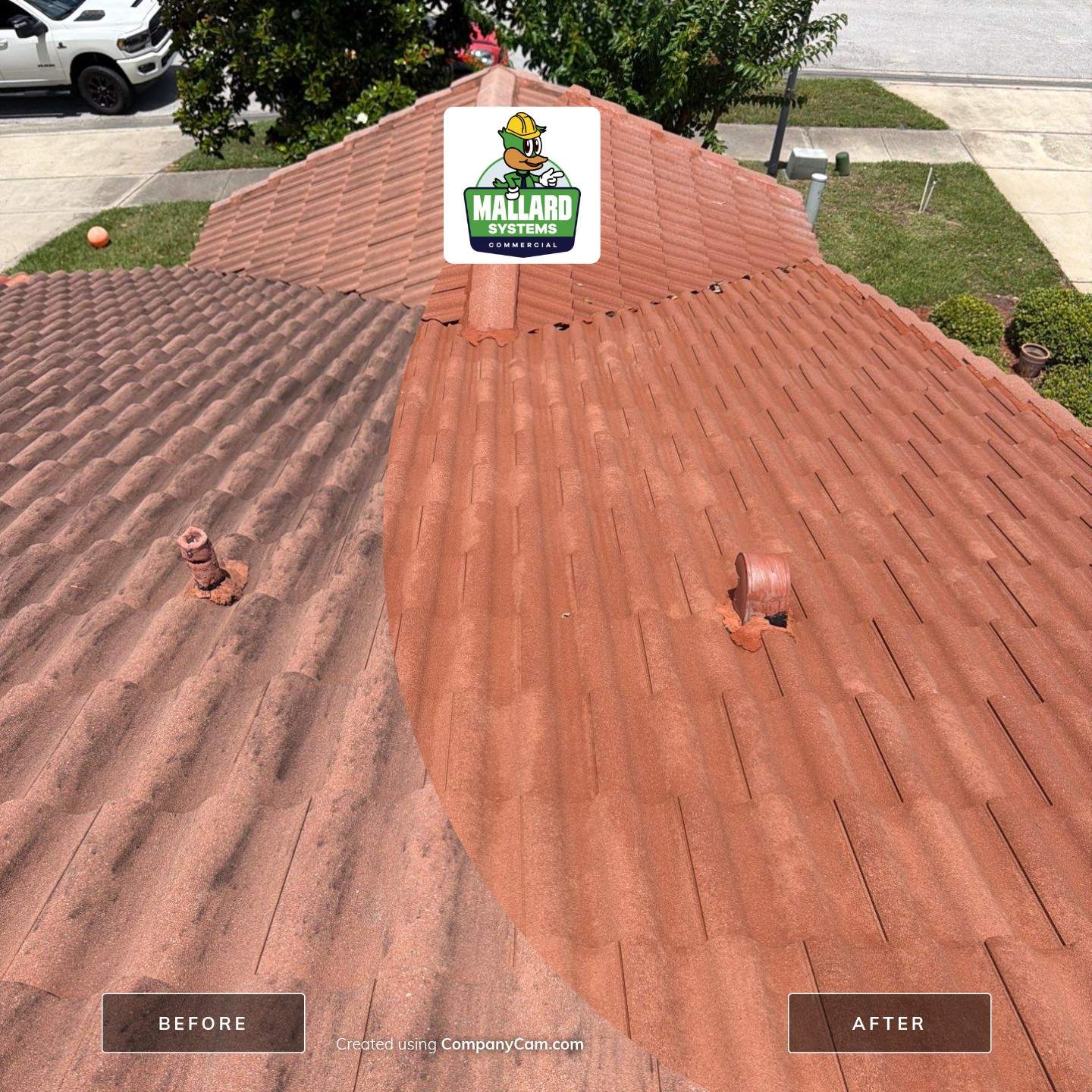 Tile Roof Cleaning and Residential Exterior Wash in Kissimmee by Mallard Systems
