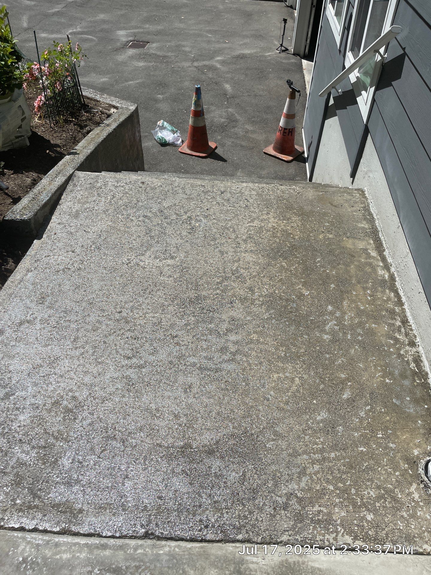 Epoxy Stairs & Sealcoat Driveway Application by Jireh Asphalt & Concrete Inc 