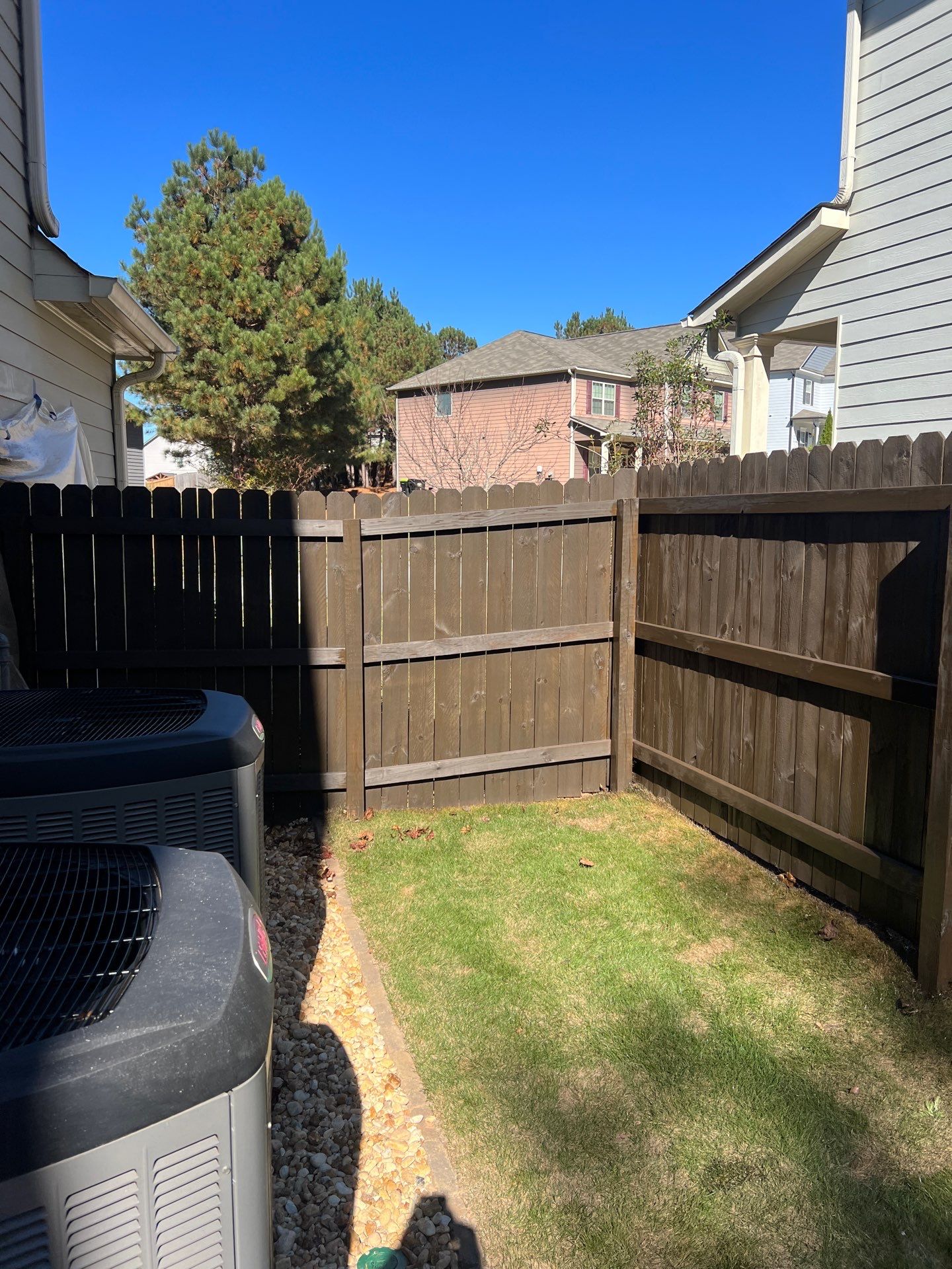 Fence Restoration using Chocolate by SSE by Titans of Timber Fence & Stain