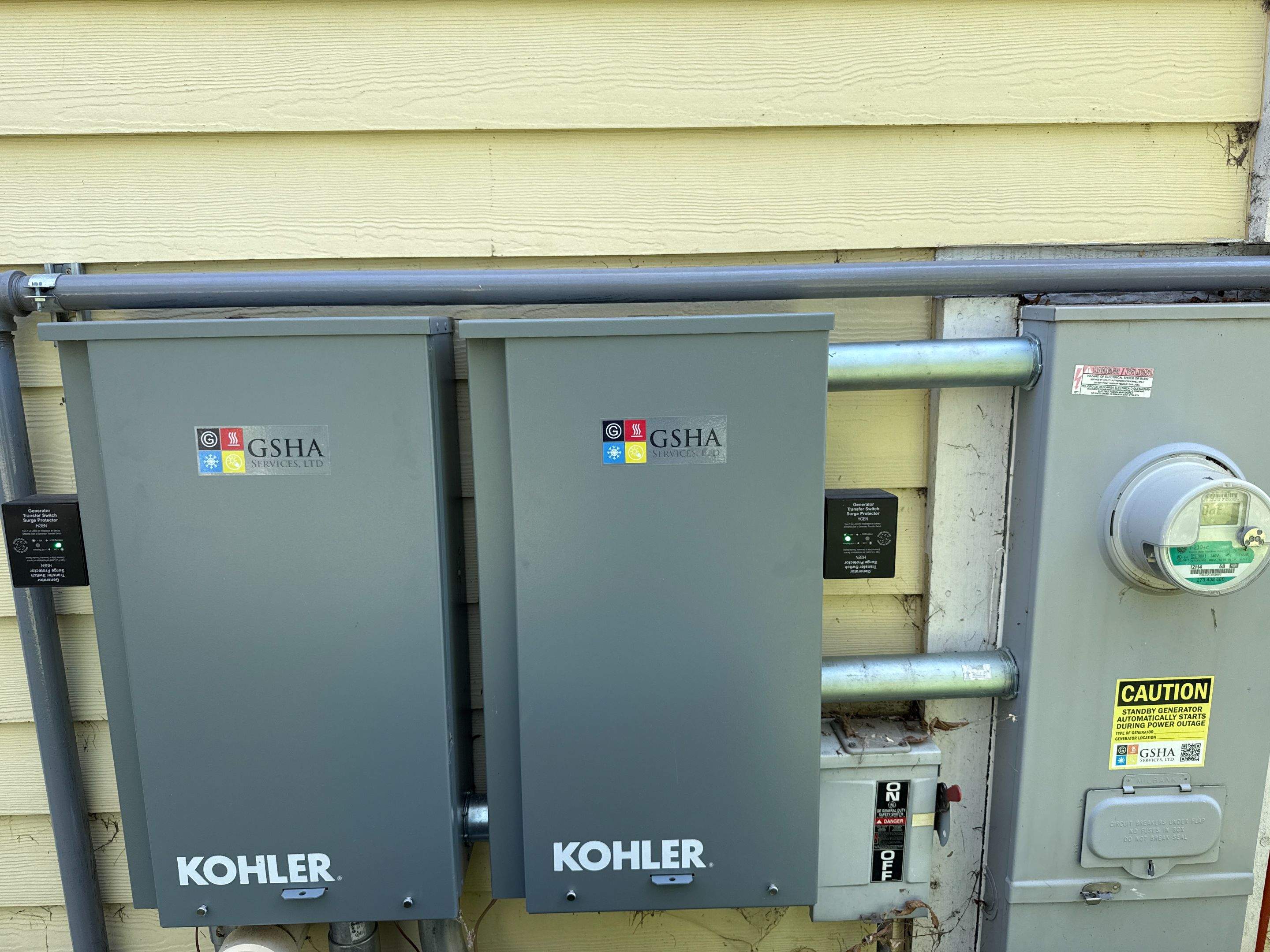 KOHLER Generator Installation by GSHA Services LTD
