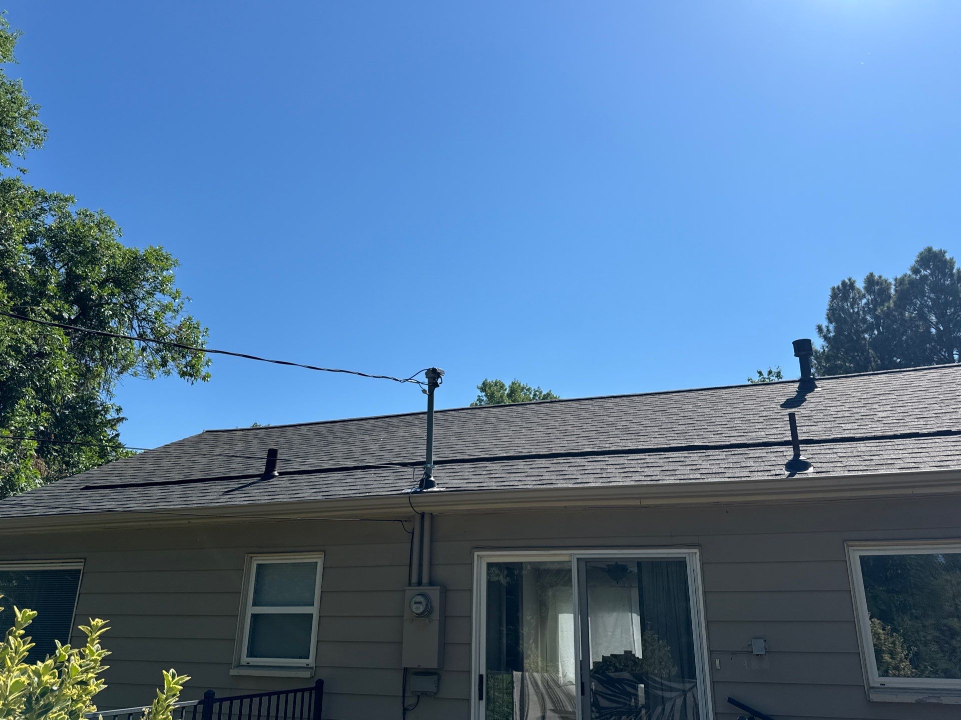 Residential Roof Replacement With Gray Architectural Shingles in Boise by Olive Roofing