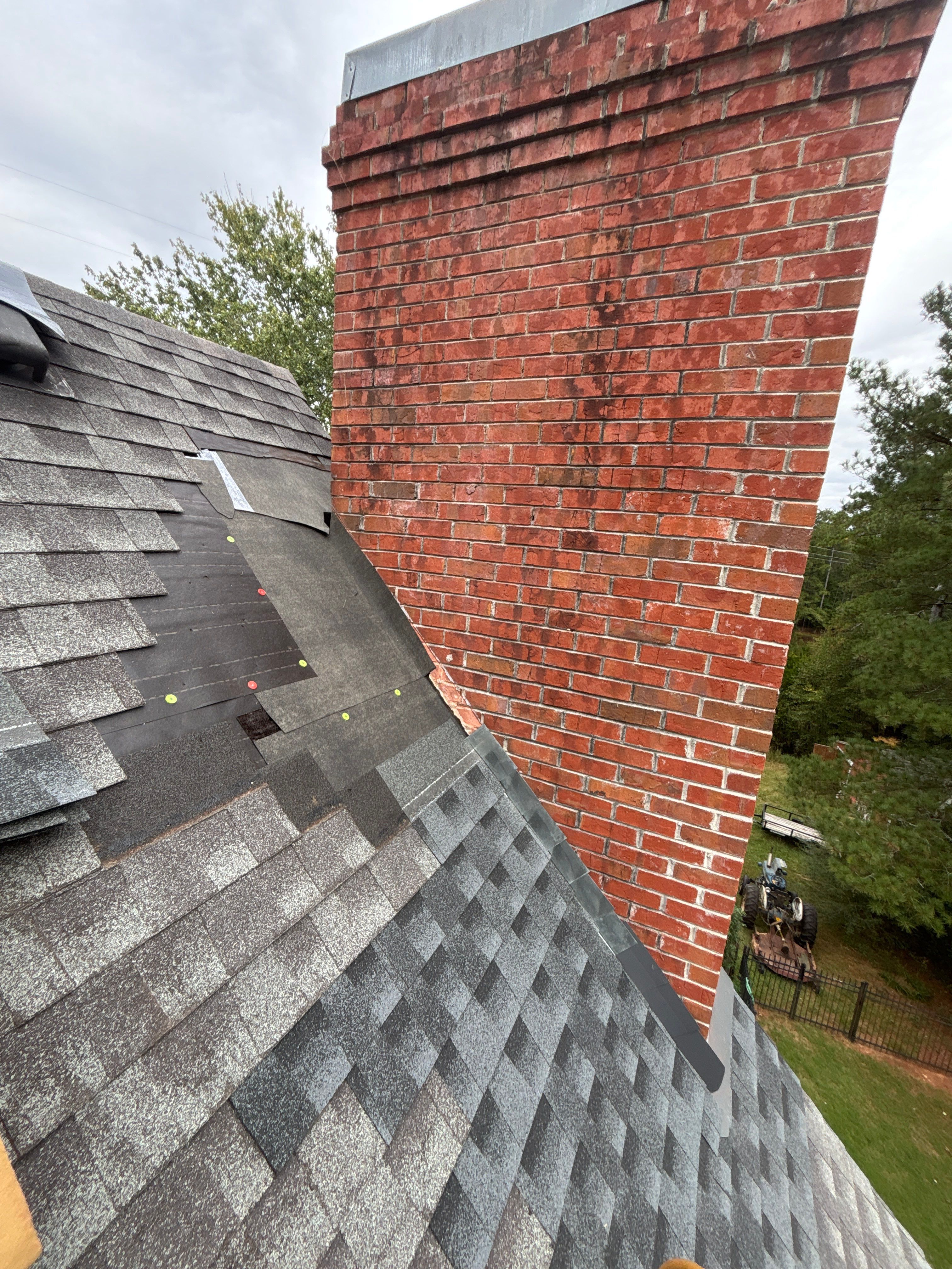 Chimney Roof repair by Deerfield Roofing LLC