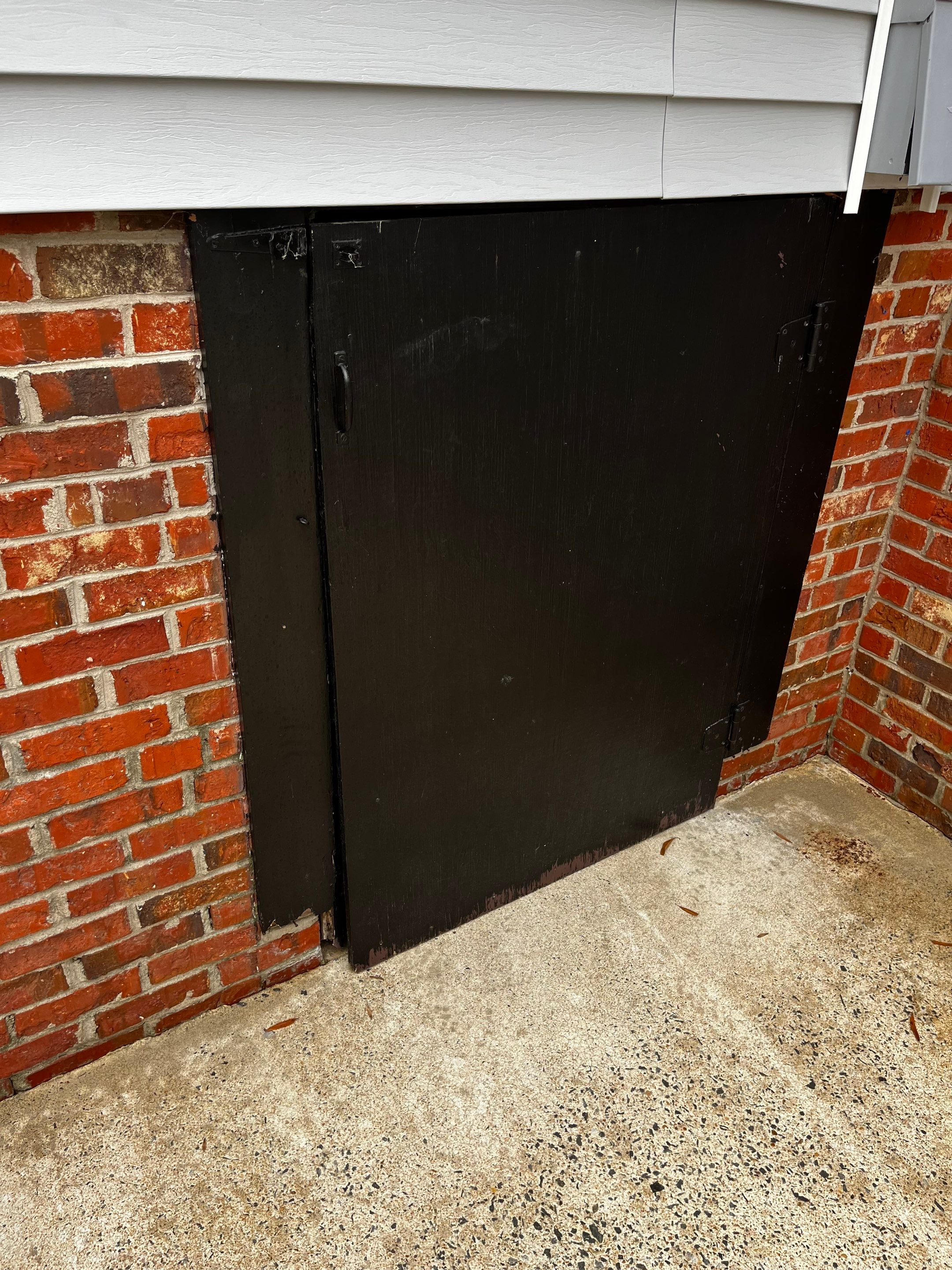 Impact Choice Encapsulation with new piers and crawlspace door. by Impact Crawlspace