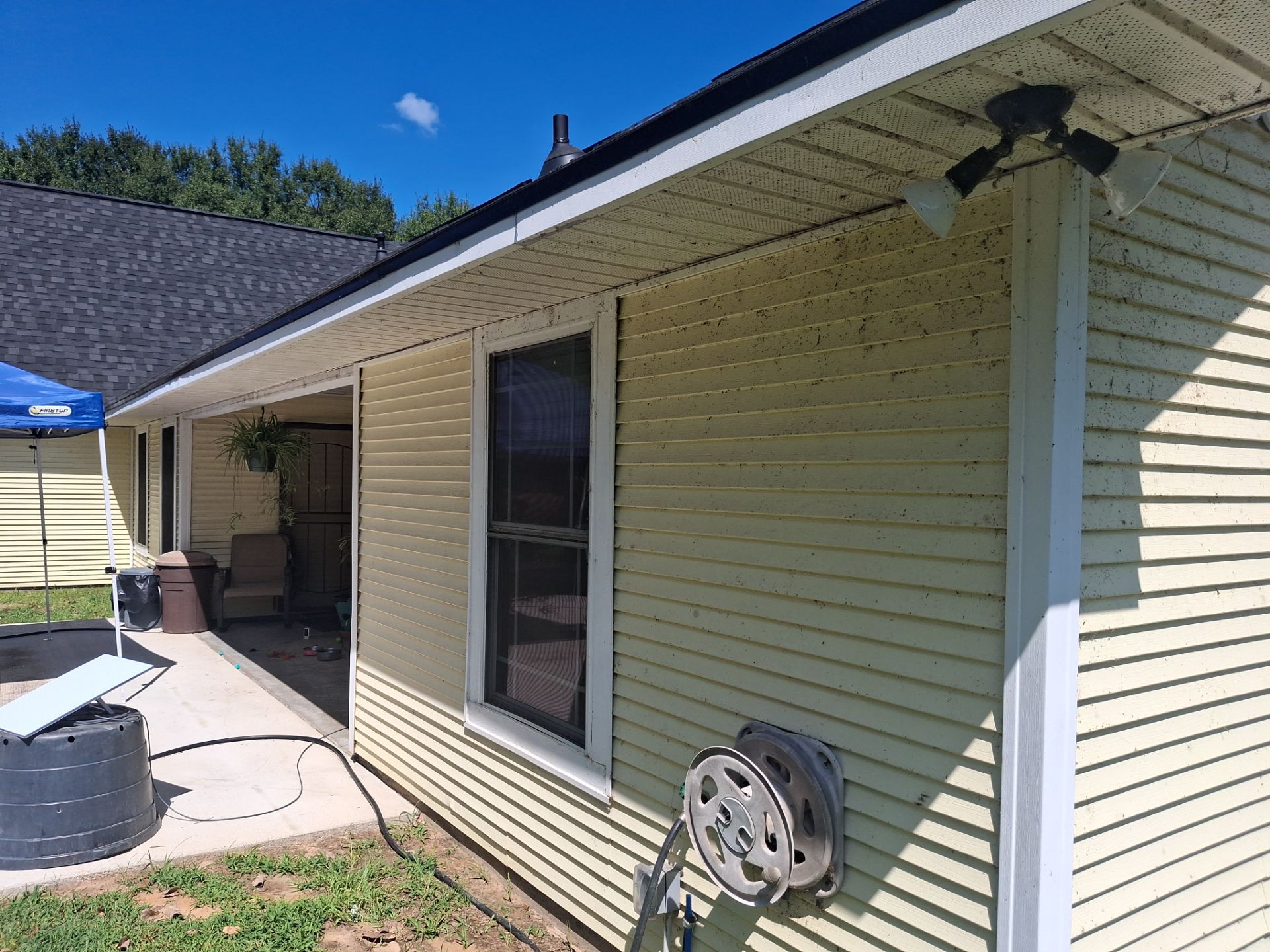 From Aged Yellow to Fresh Green in Frankston, Texas by Quality Coats Painting
