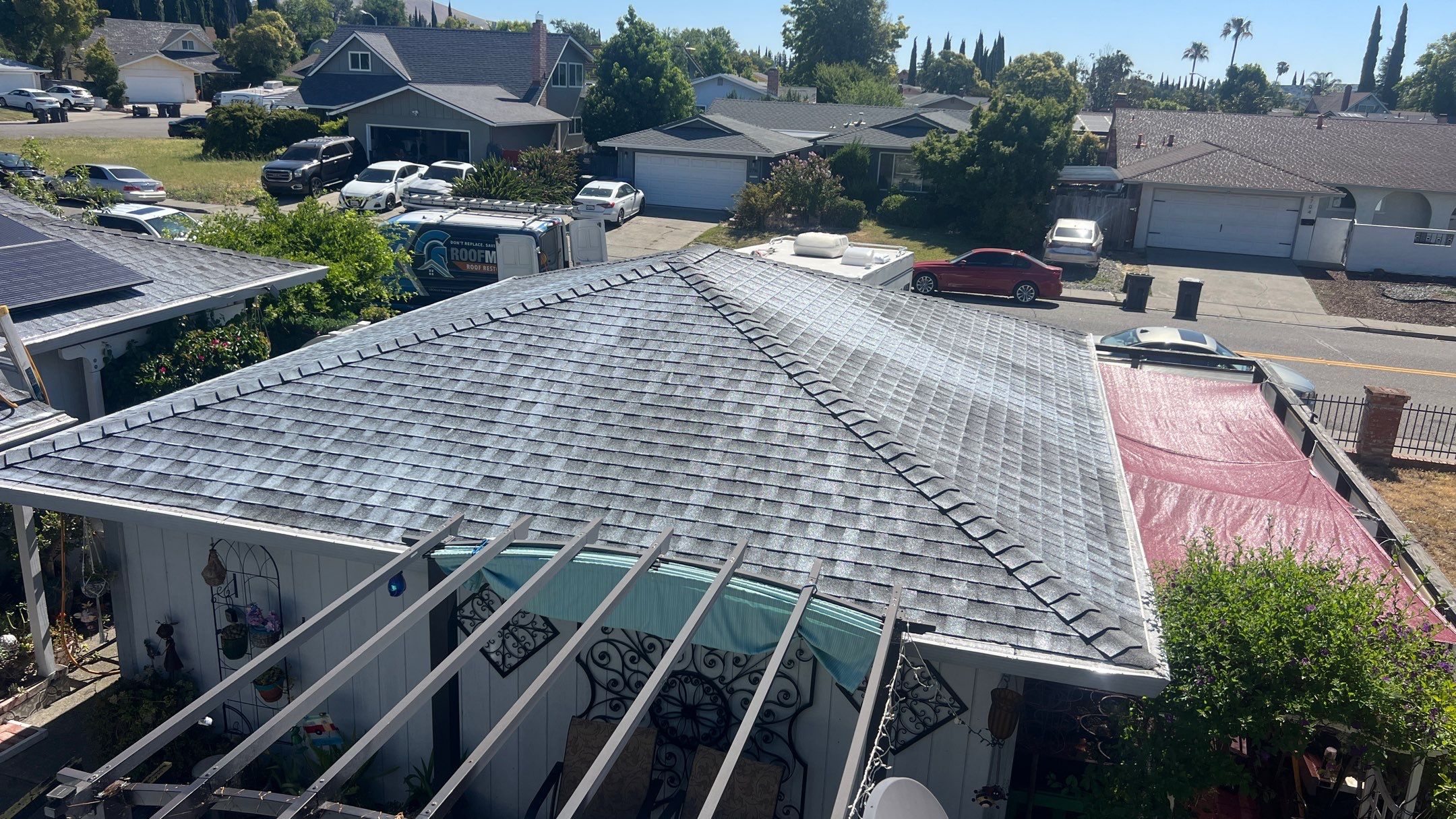 Roof Rejuvenation using Roof Maxx Treatment by Roof Maxx of Folsom
