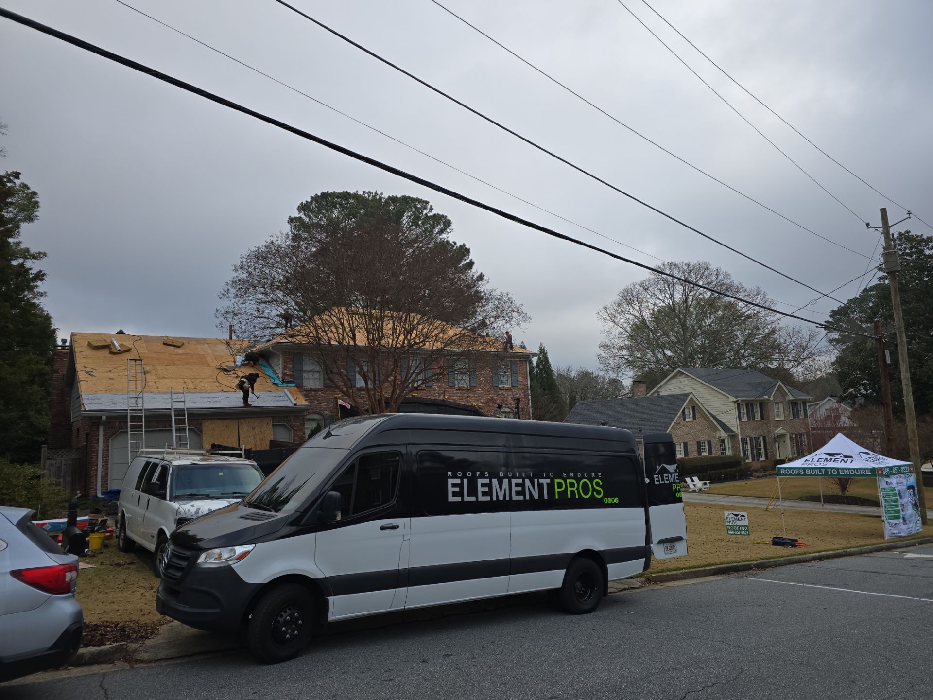 GAF Timberline HDZ in Oyster Grey by Element Pros Roofing, LLC