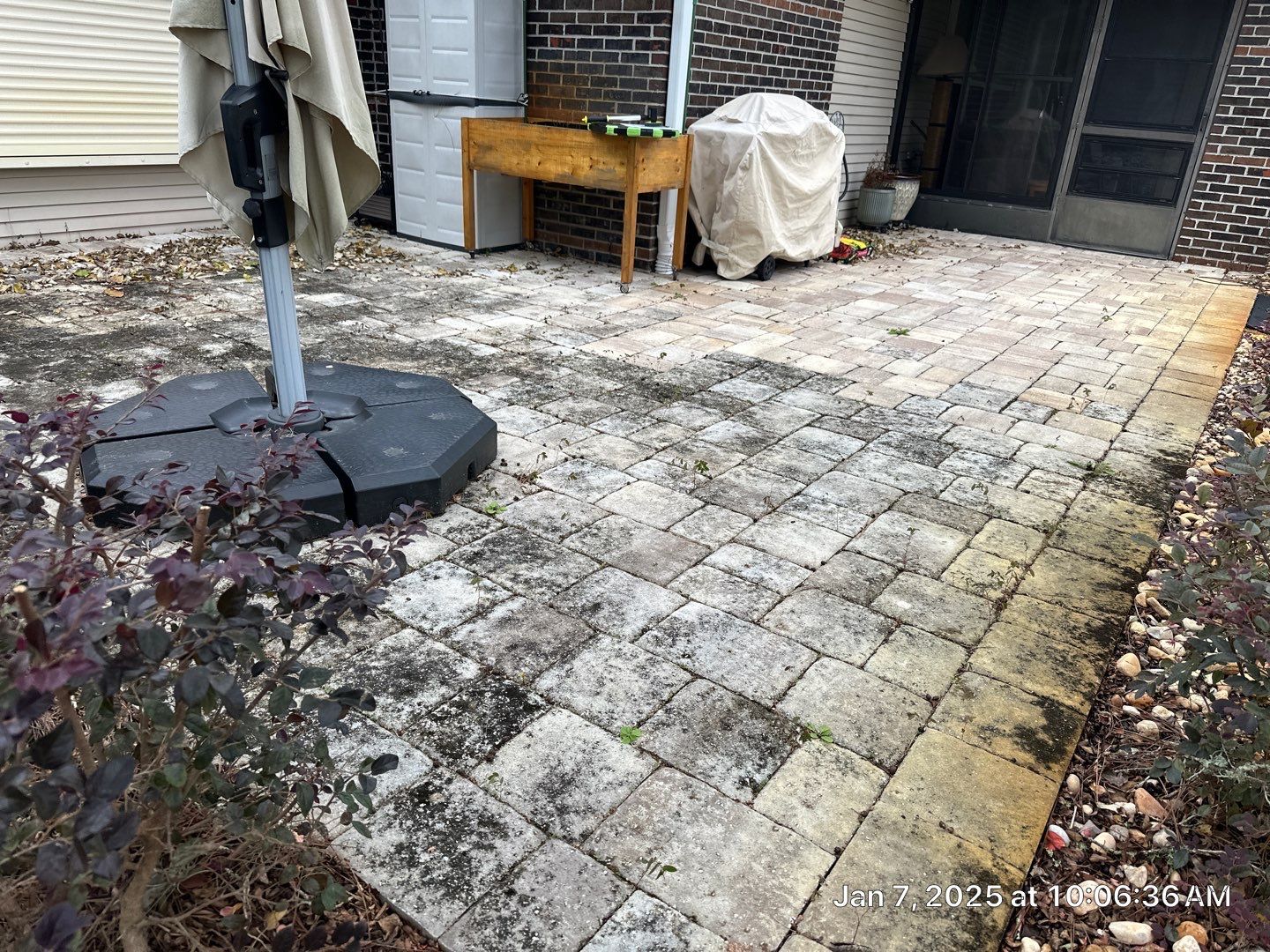 paver patio using Concrete Sealant by DuraSeal