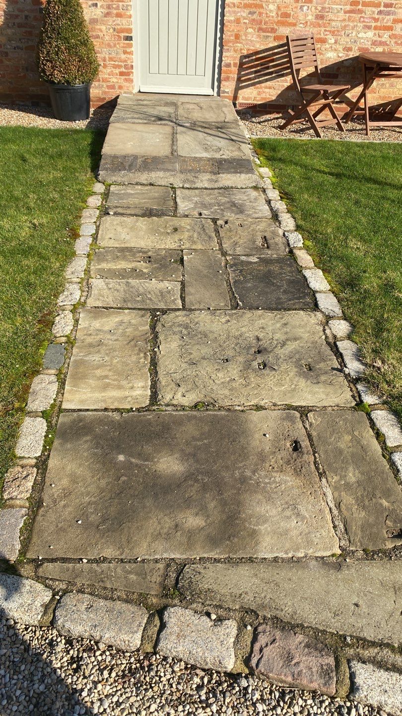 Patio Clean using honda 21 ltr/min by Ges Exterior Cleaning ltd