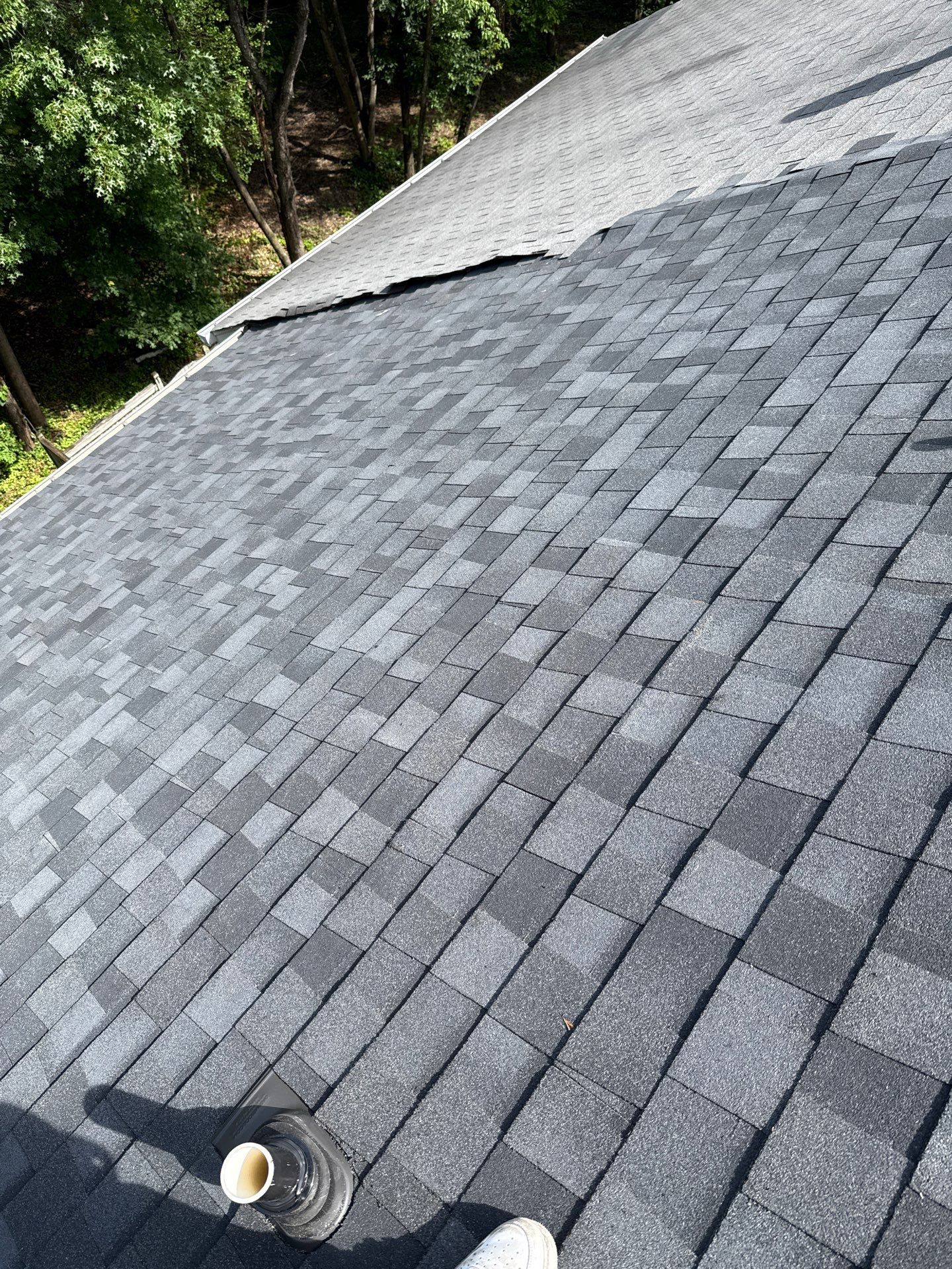 Reston Roof Replacement with CertainTeed Landmark PRO in Max Def Moire Black by RM Banning, Inc.
