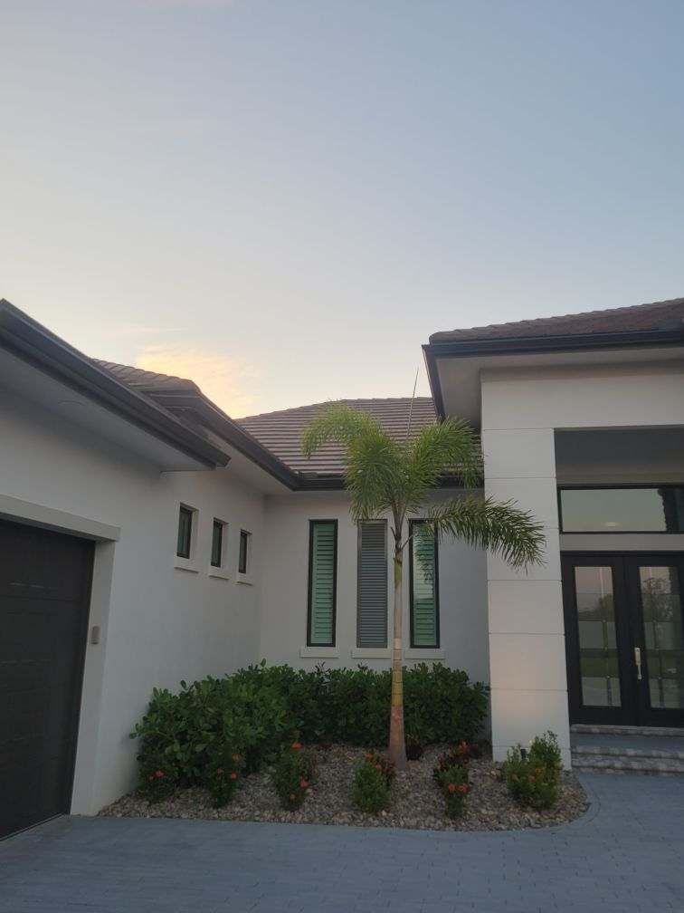 Bronze K-Style Gutters for Homes in Parrish FL by Gutter Professors