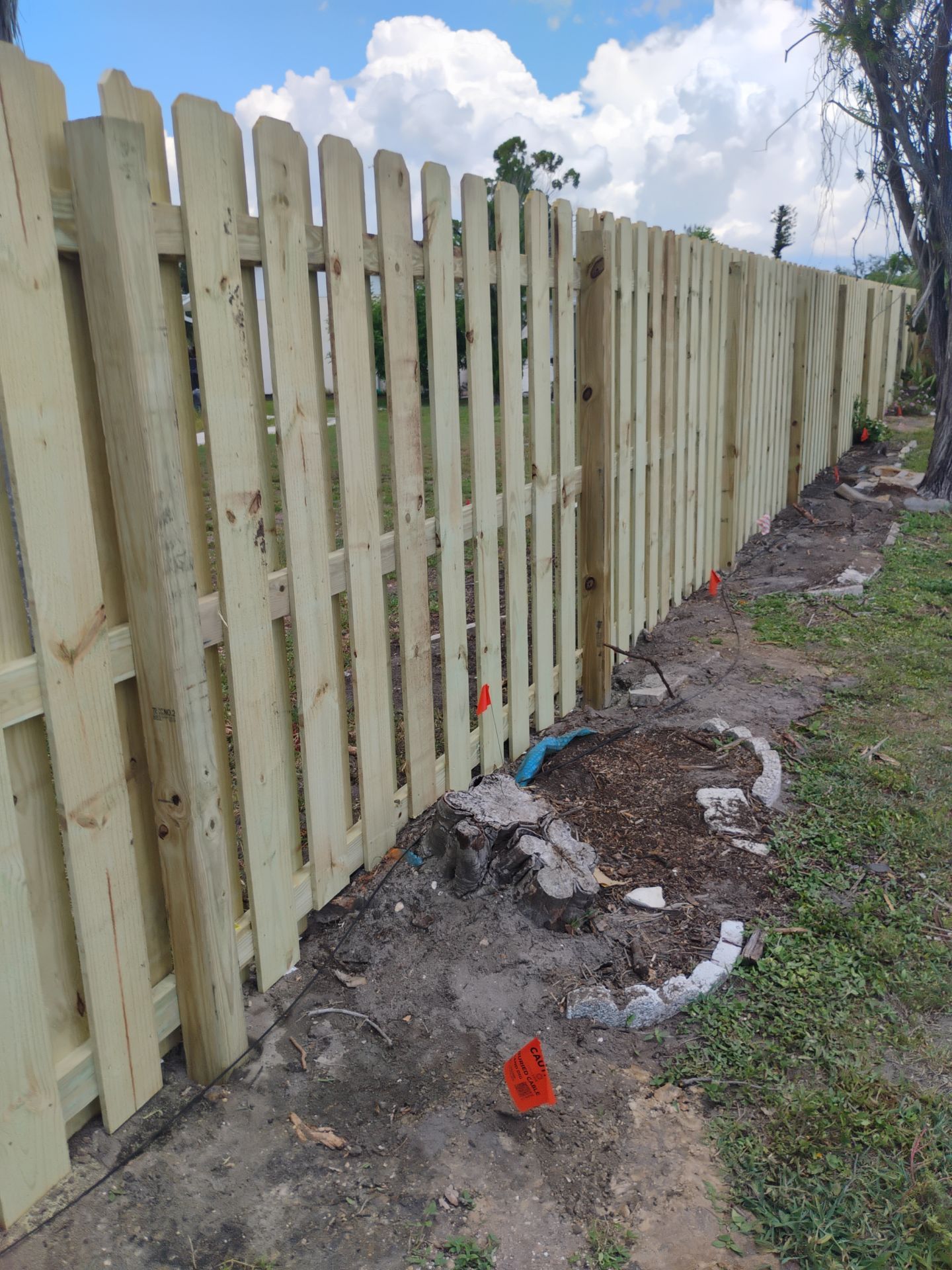 Pressure-Treated Wood Privacy Fence and Chain Link Installation in Port Charlotte by True Fence LLC