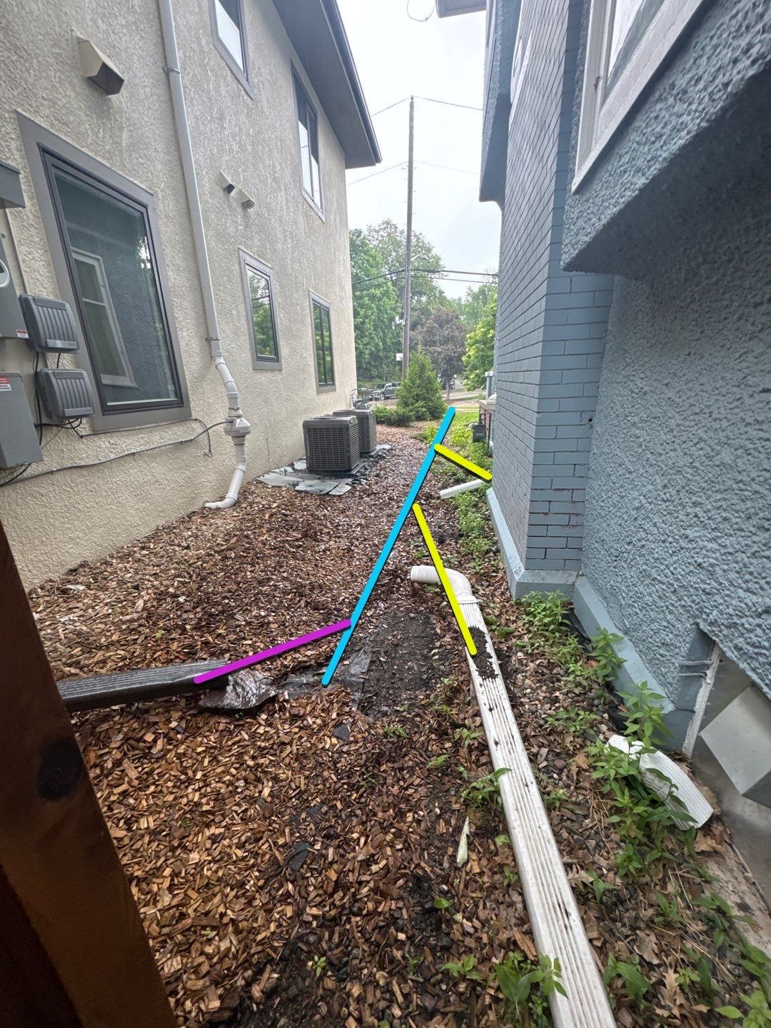 Peter's French Drain and Roof Runoff System Upgrade by Waterproofing Northeast