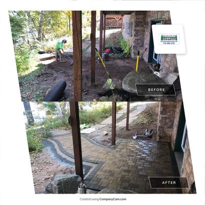 Paver Patio and Steps