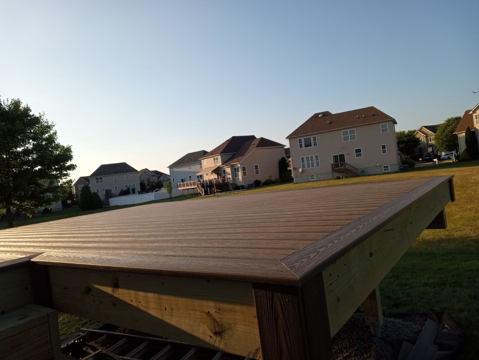 New Deck in Monroe by deck guardian