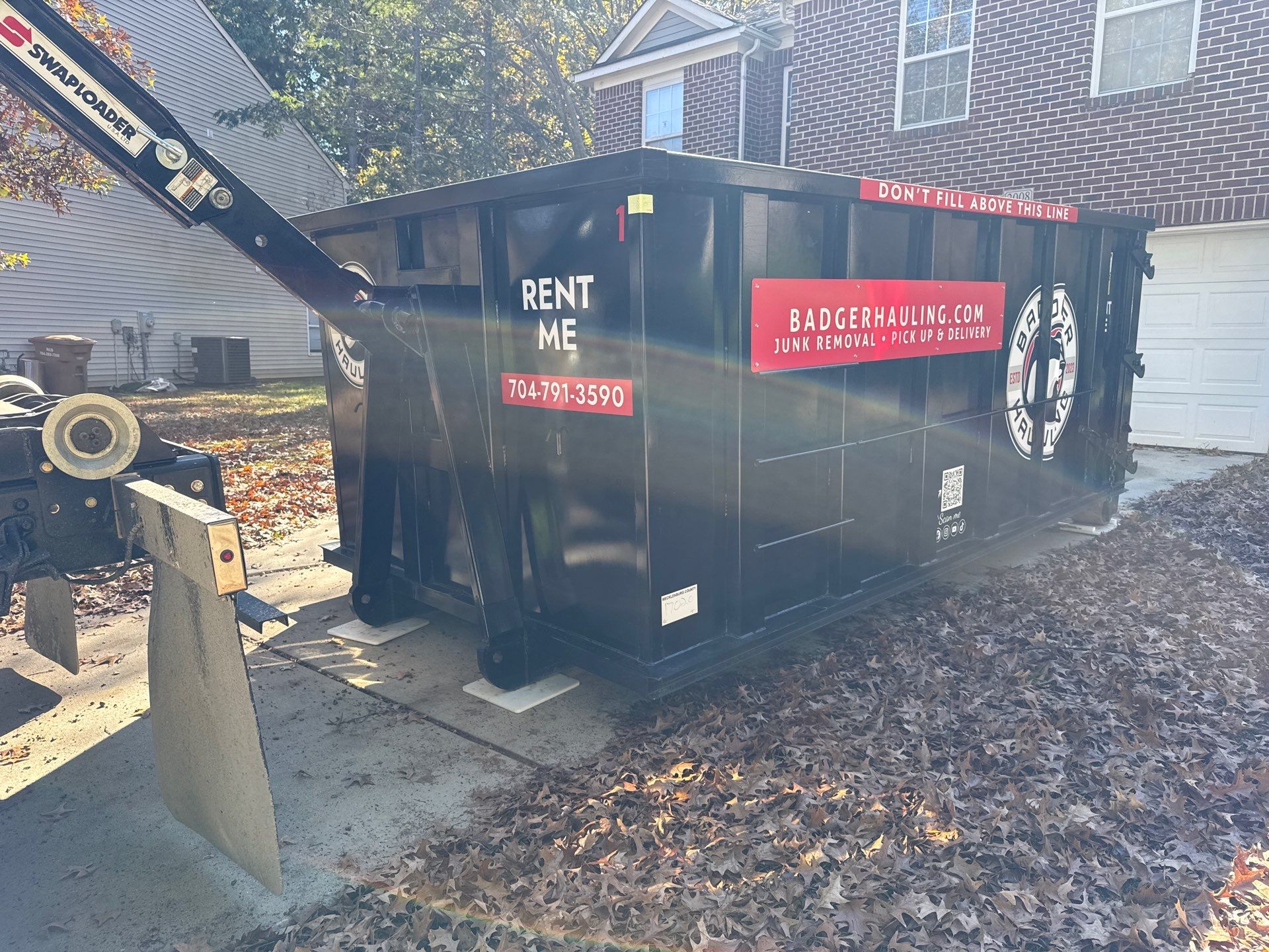 Project in Waxhaw by Badger Hauling