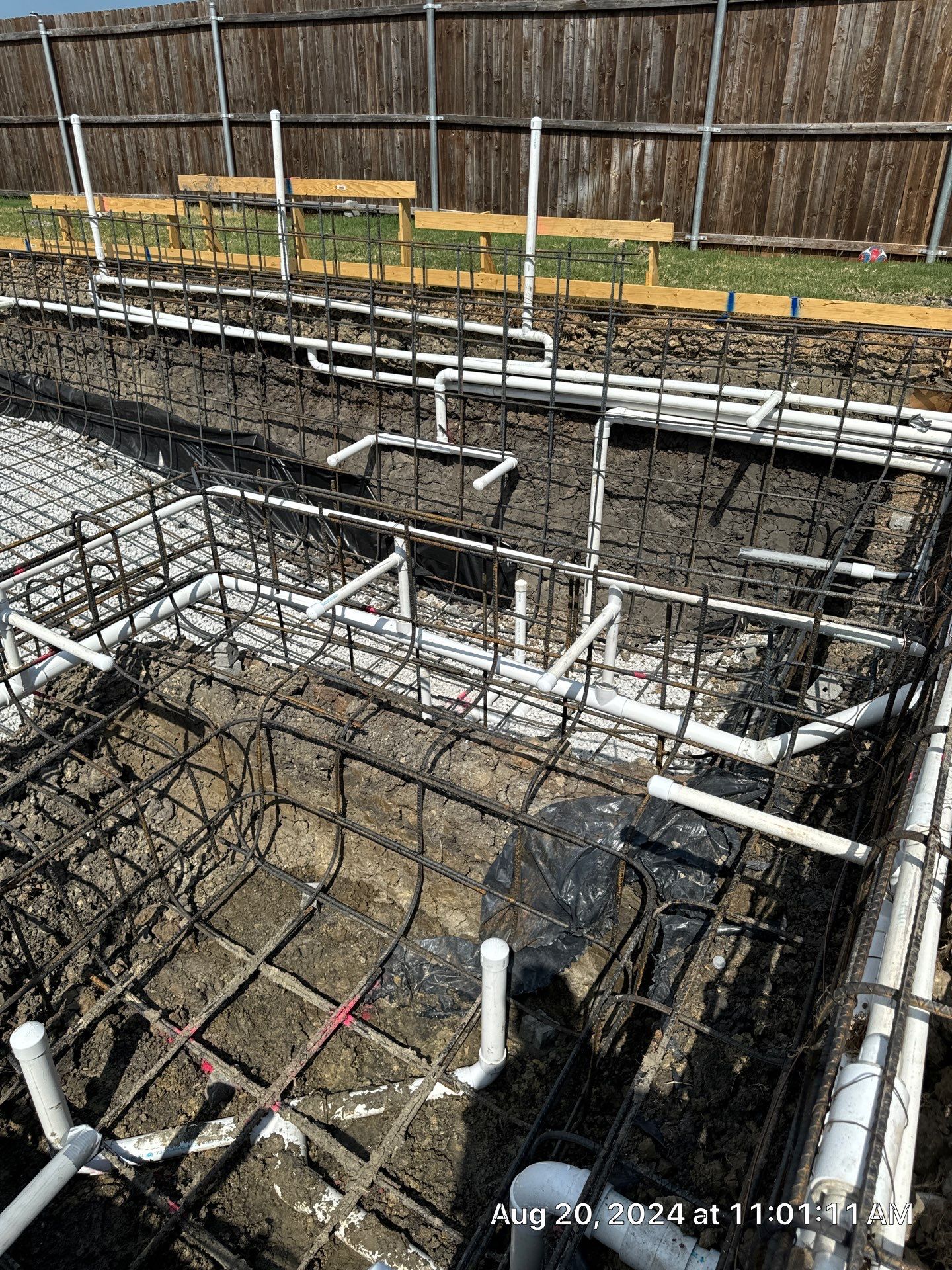 Geometric Pool with Contrasting Paver Deck by Pinnacle Pools and Spas - DFW