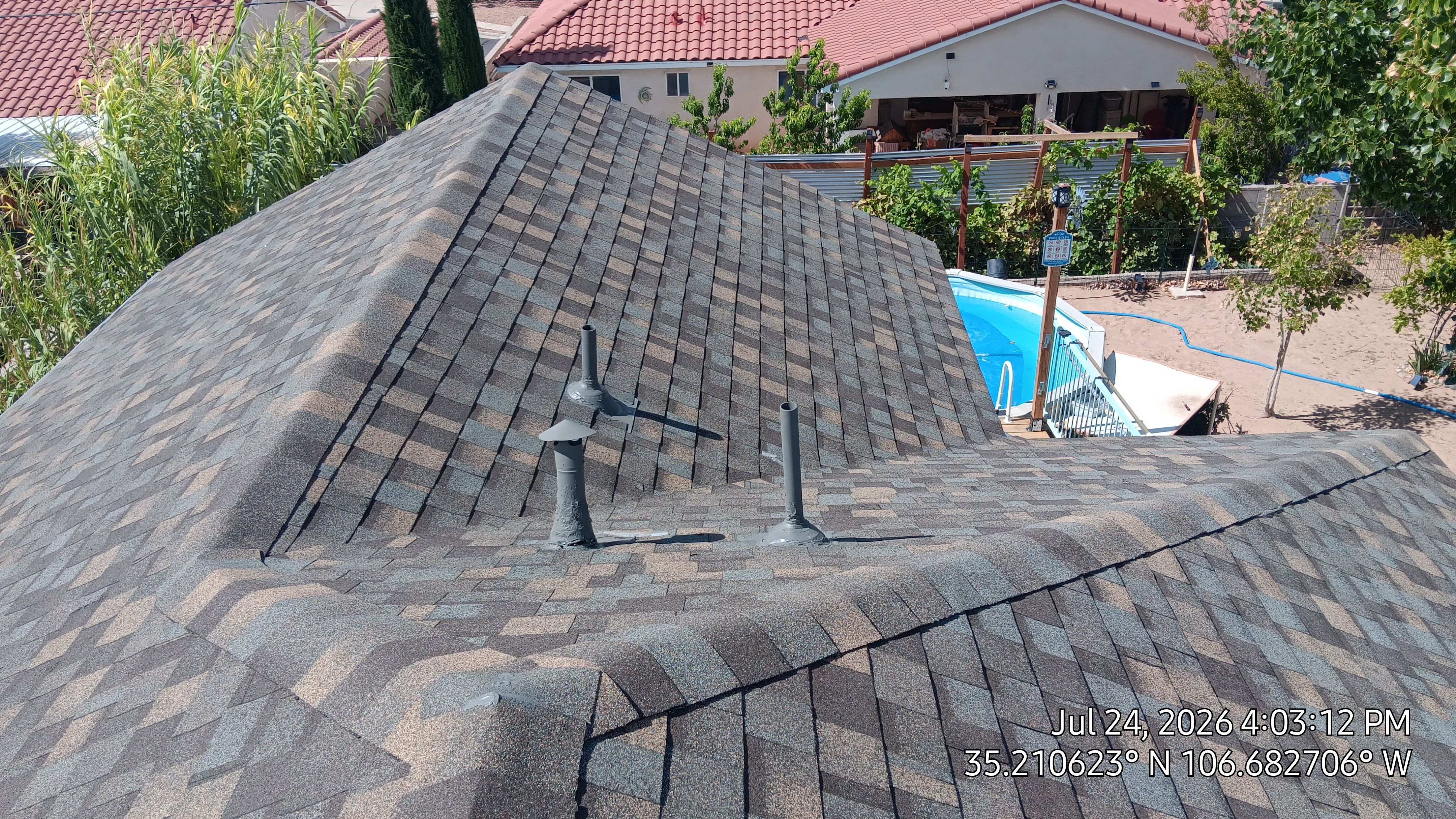 Full Shingle Roof Replacement in Northwest Albuquerque by Doyle Roof Masters Inc